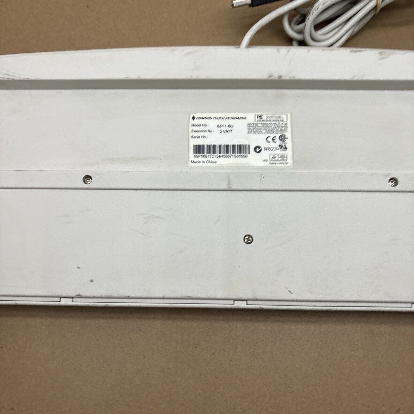 Mitsubishi Diamond Touch Keyboard USB 6511-BU