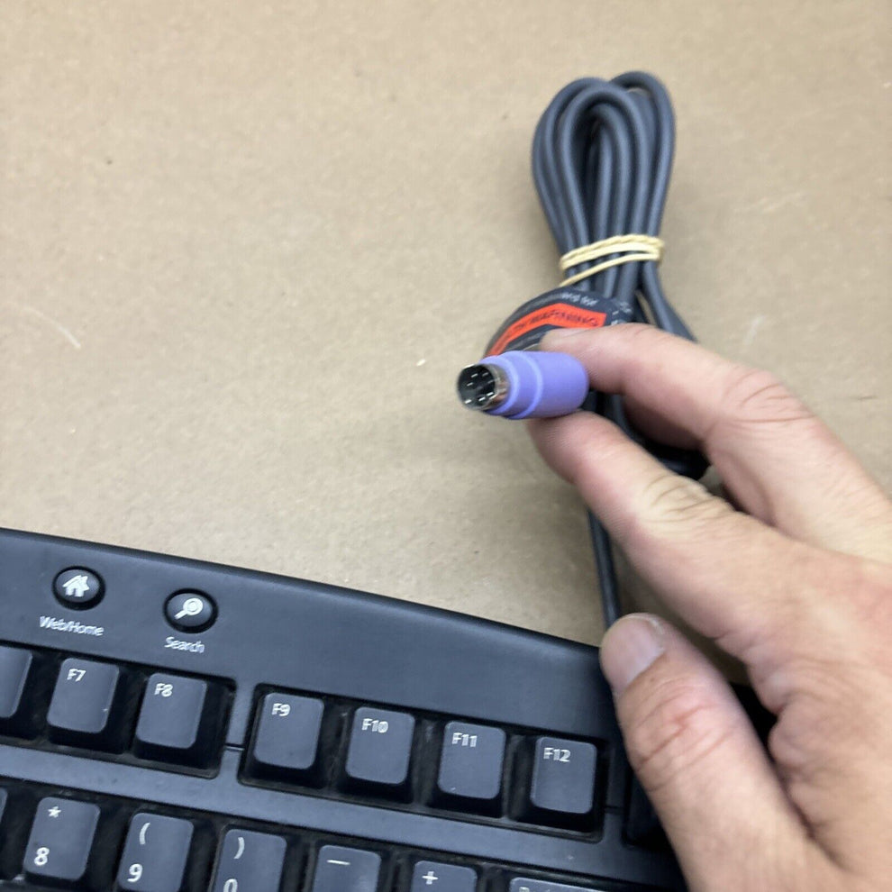 Microsoft Basic Keyboard 1.0A PS/2 Keyboard – Retro Unit