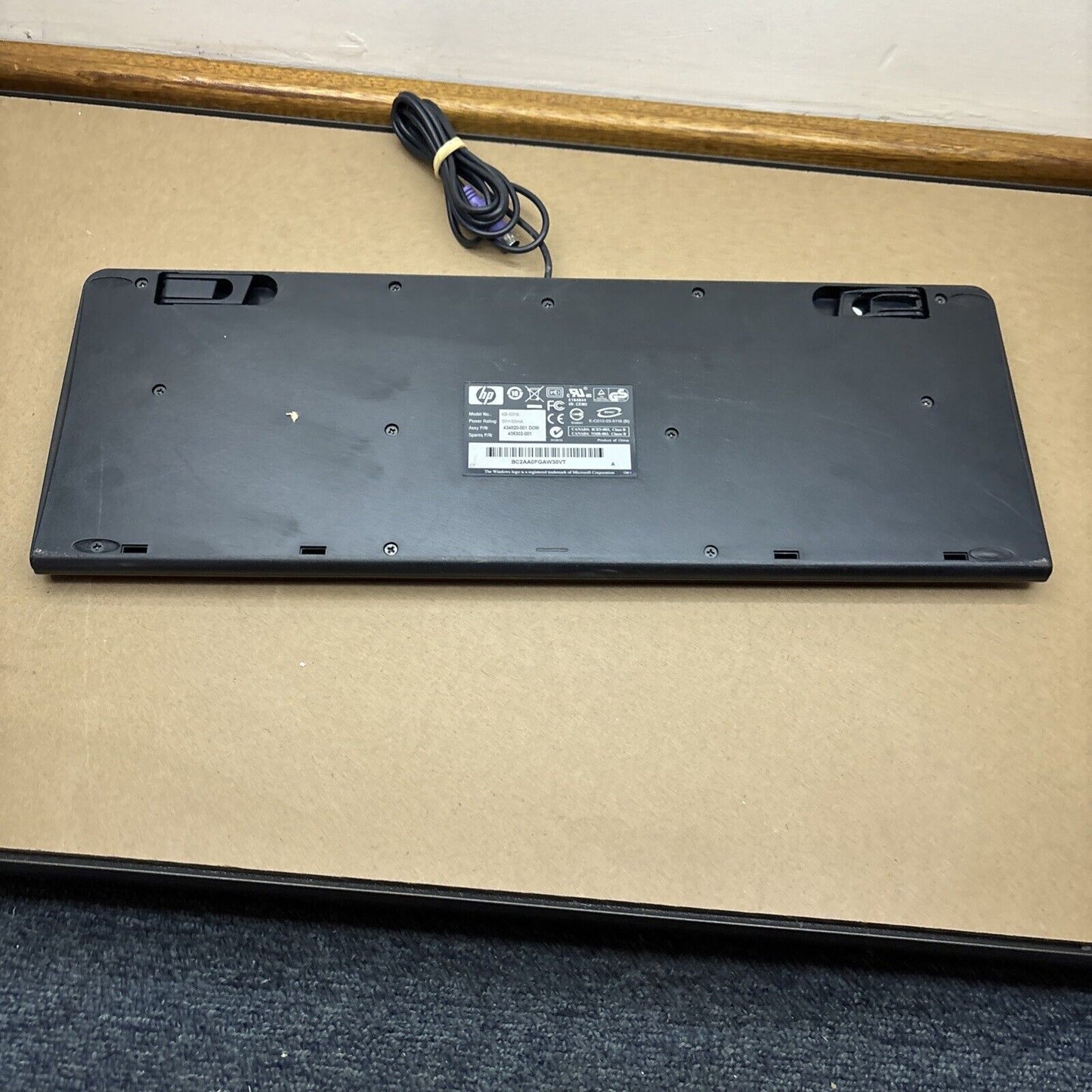 HP Keyboard Wired PS/2 Port KB-0316