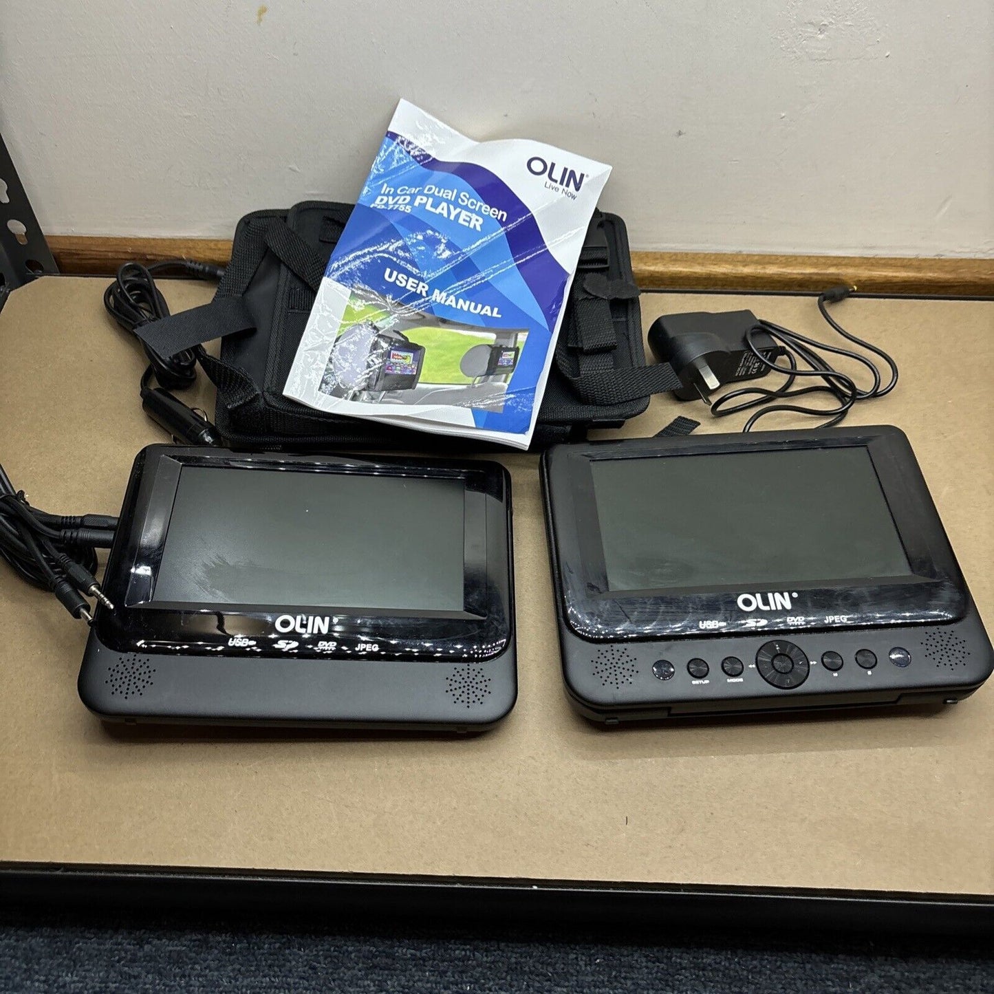 Olin 7" Portable DVD Player PD-7755 Dual Screen Region 4
