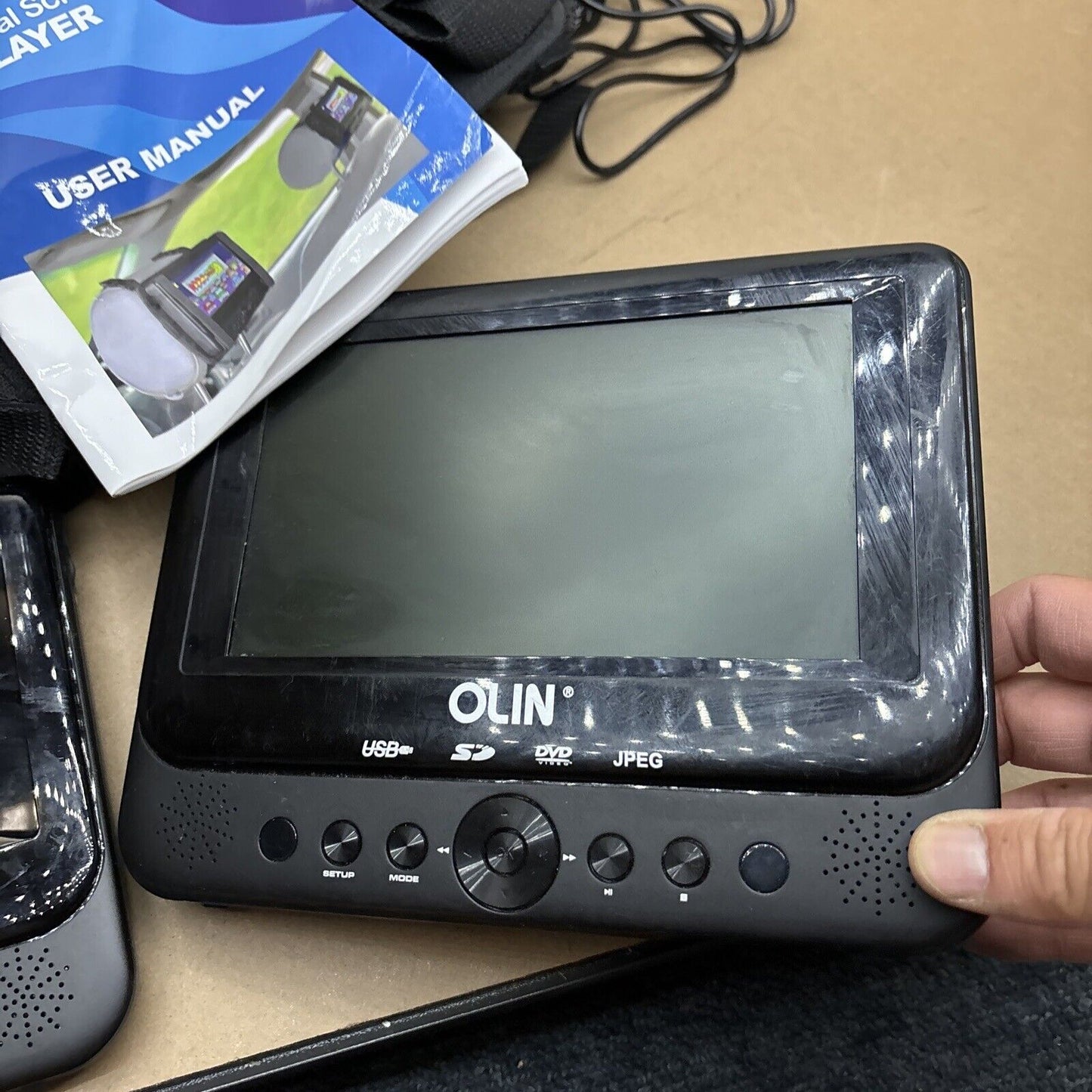 Olin 7" Portable DVD Player PD-7755 Dual Screen Region 4