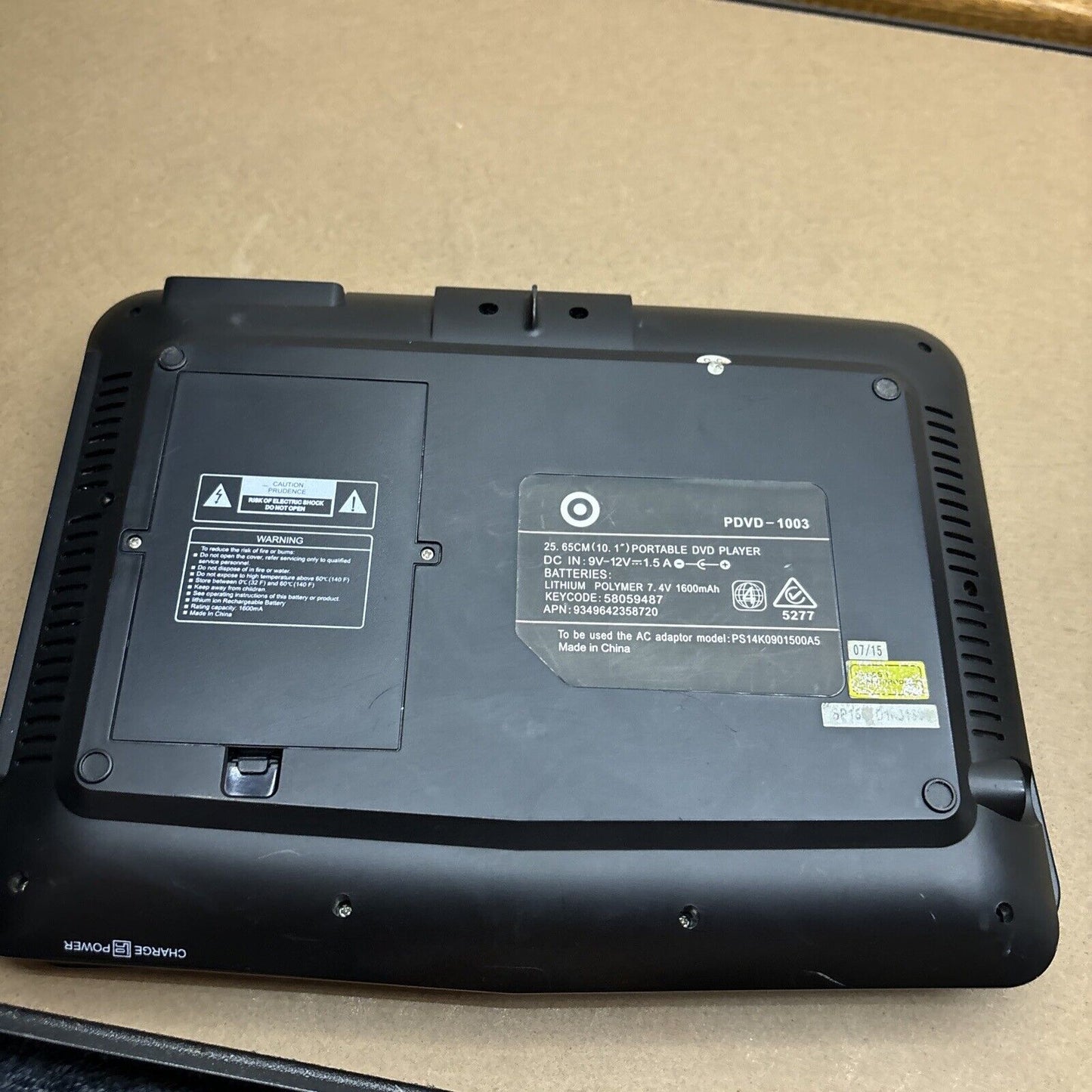 Target 10.1" Portable DVD Player PDVD-1003  Region 4