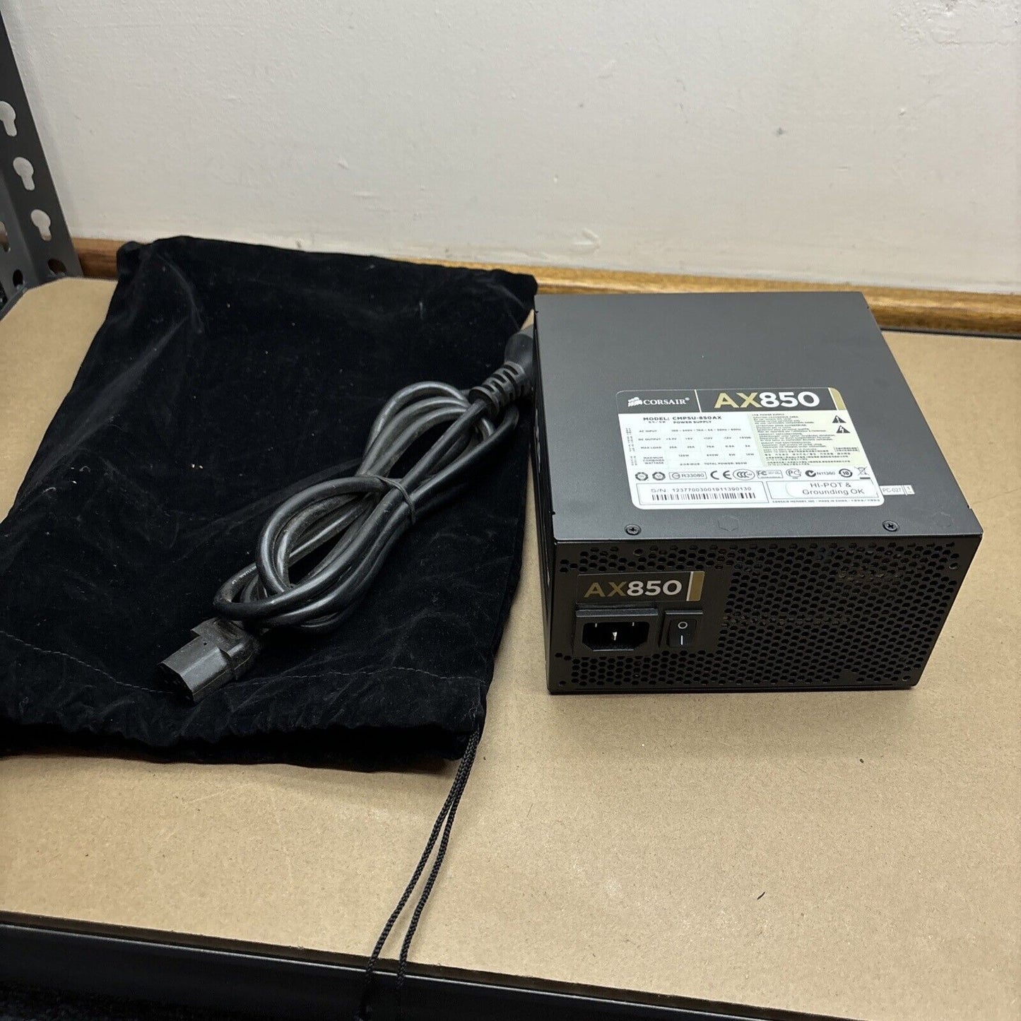 Corsair AX850 Power Supply CMPSU-850AX