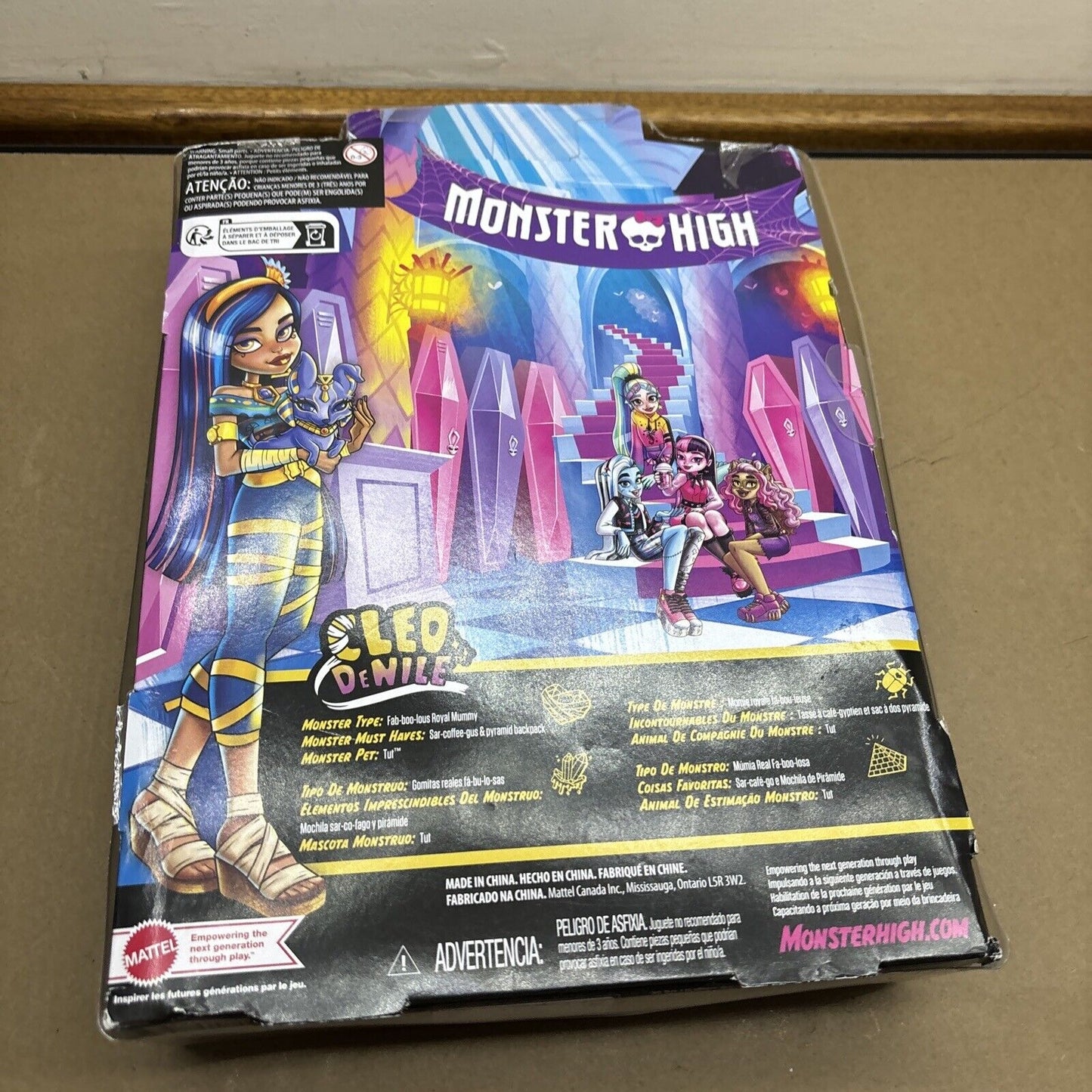 Monster High Cleo De Nile Doll 9" Mattel 2022 NEW