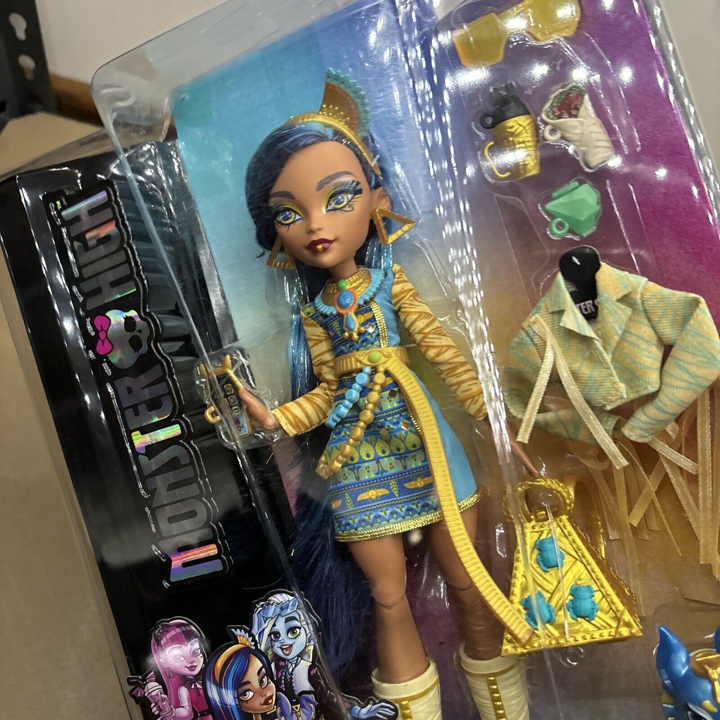 Monster High Cleo De Nile Doll 9" Mattel 2022 NEW