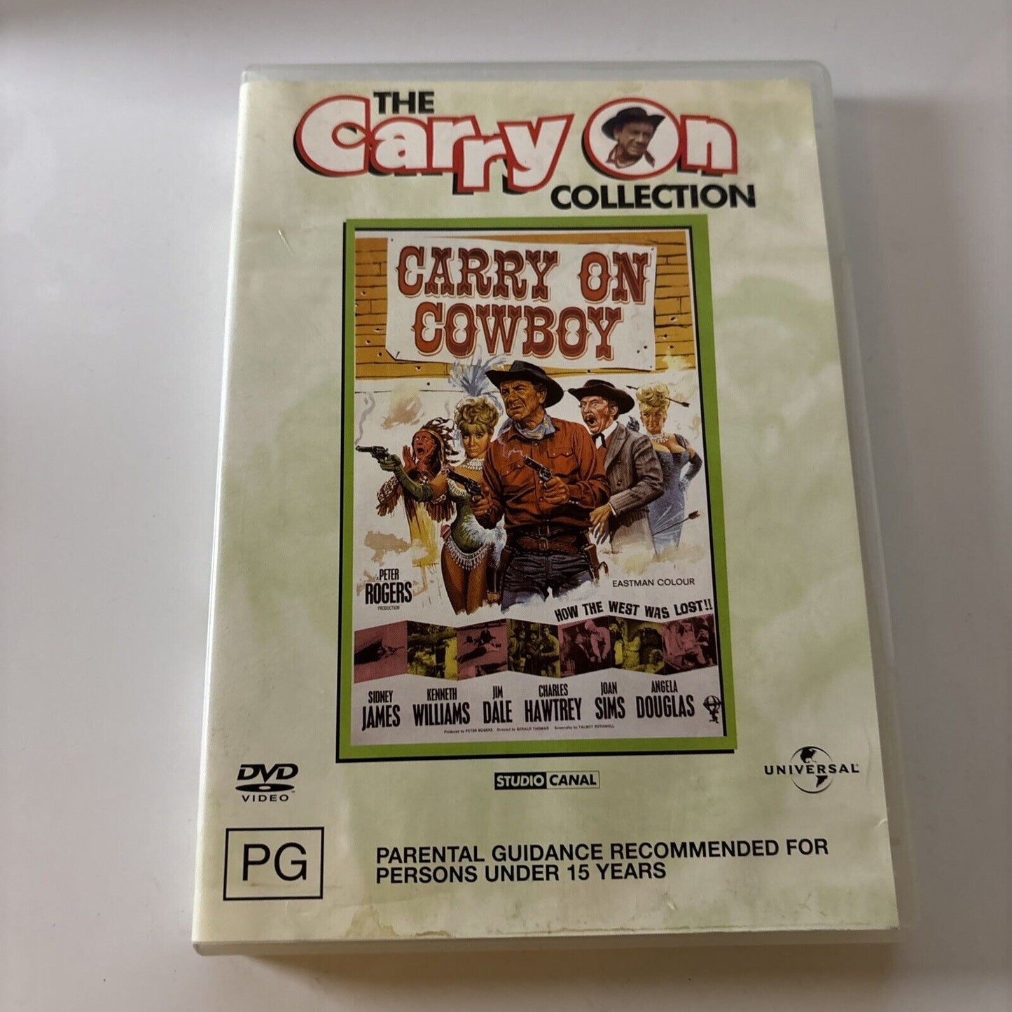 Carry On Cowboy (DVD, 1965) Kenneth Williams, Sidney James, Jim Dale Region 4