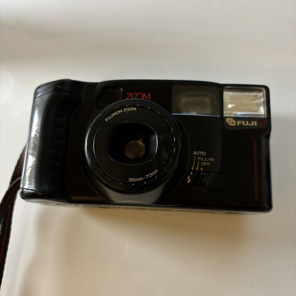 Fuji Zoom Cardia 700 Date Film Camera *Flash Not Working* Retro Unit