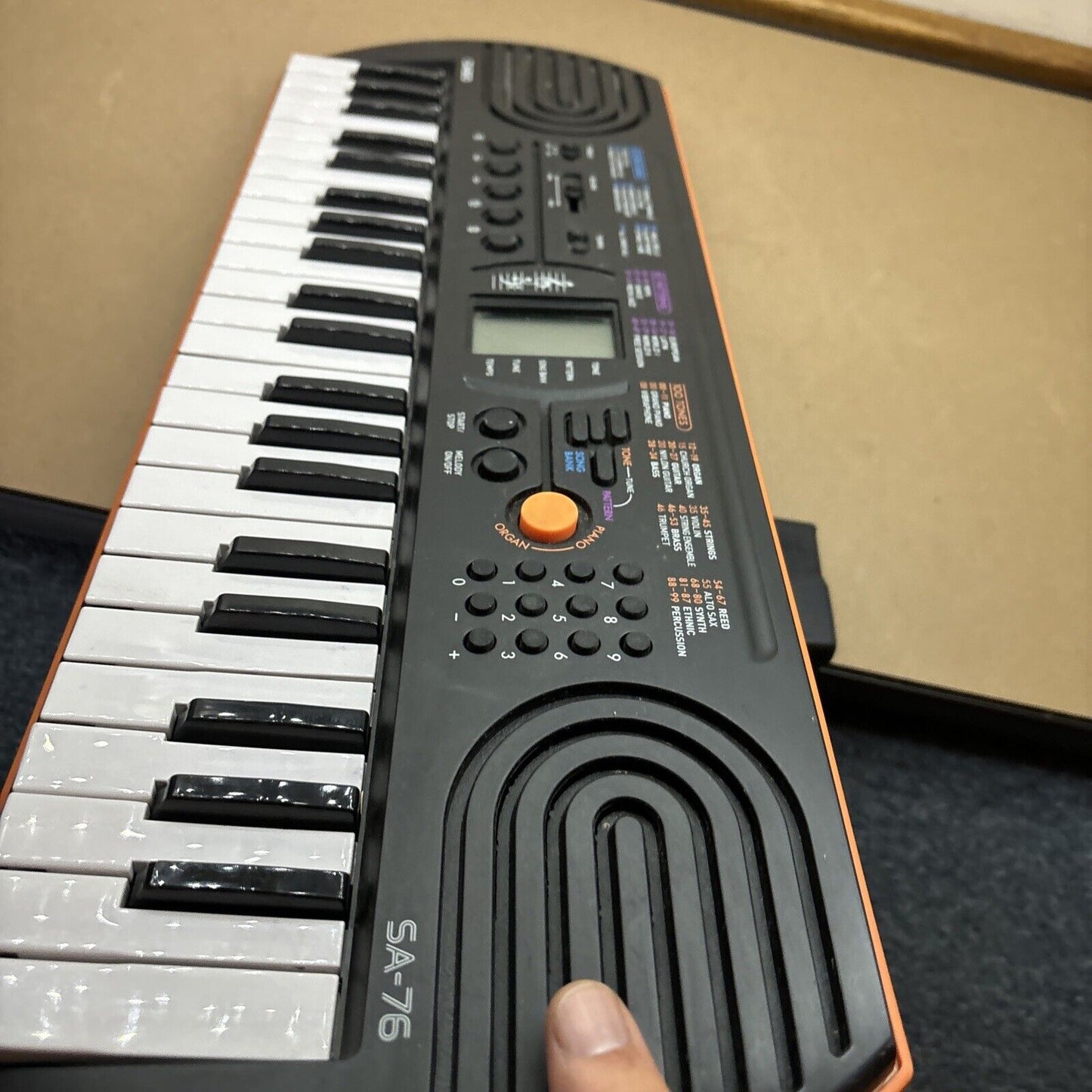 Casio SA-76 Electronic Mini Keyboard 44keys With Adapter