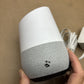 Google Home Smart Speaker and Home Assistant - White Slate