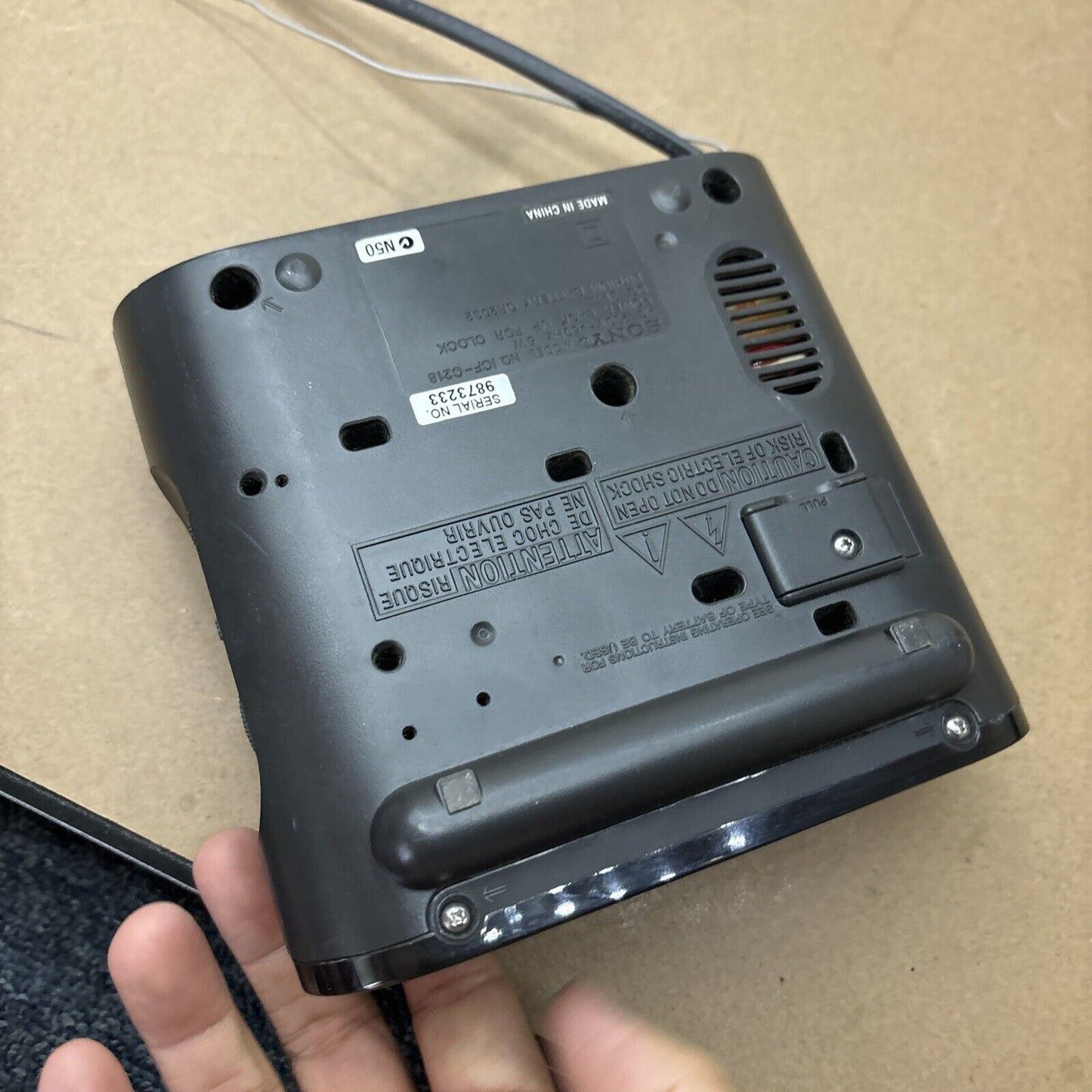 Sony Dream Machine Alarm Clock Radio FM/AM ICF-C218