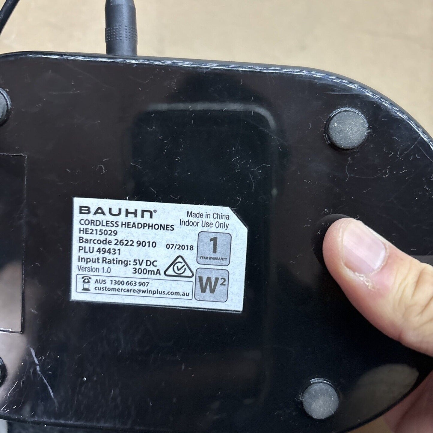 Bauhn Cordless Wired Headphones HE215029