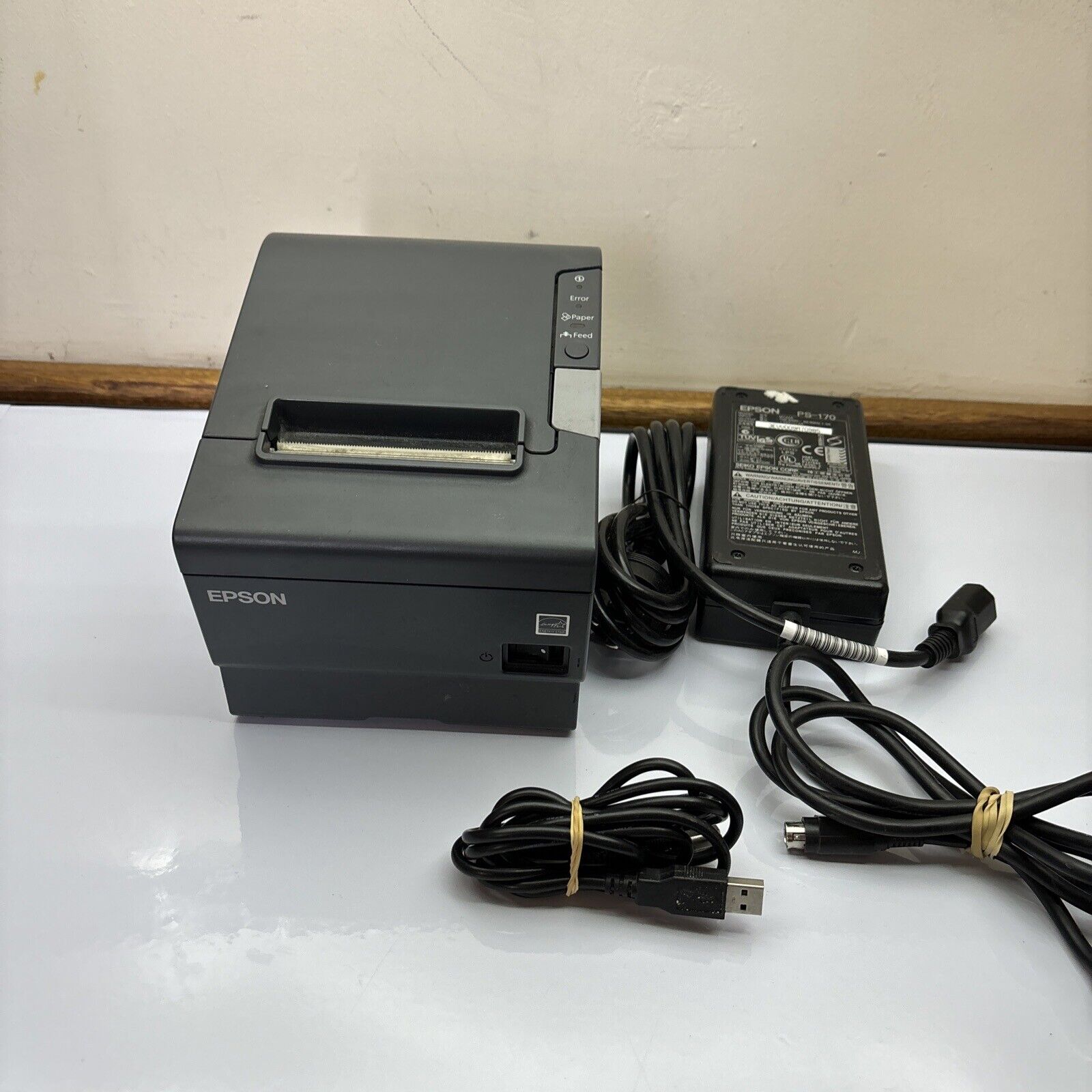 M244a Epson M244A TM-T88V Thermal Receipt Printers Label Printer USB Printer ...
