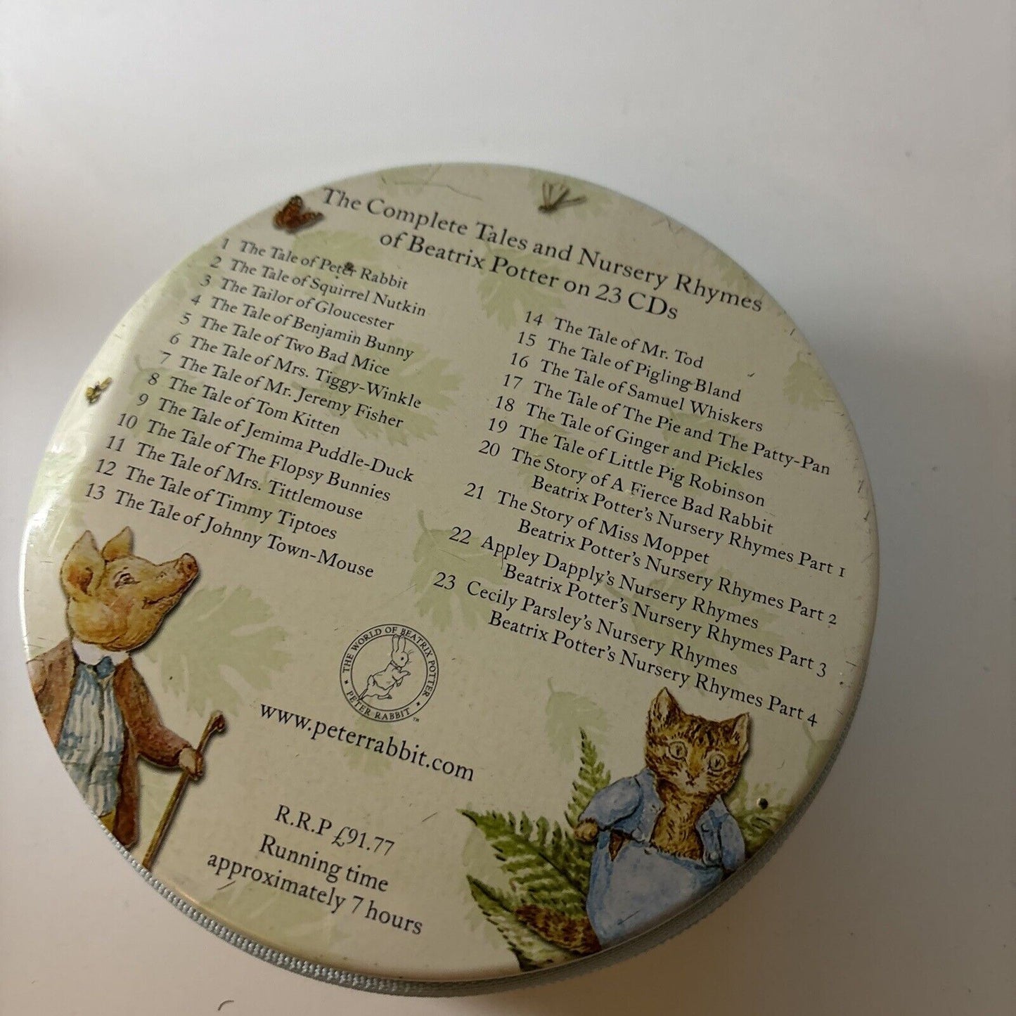 Beatrix Potter - The Complete Tales & Nursery Rhymes AudioBook CD 23-Disc