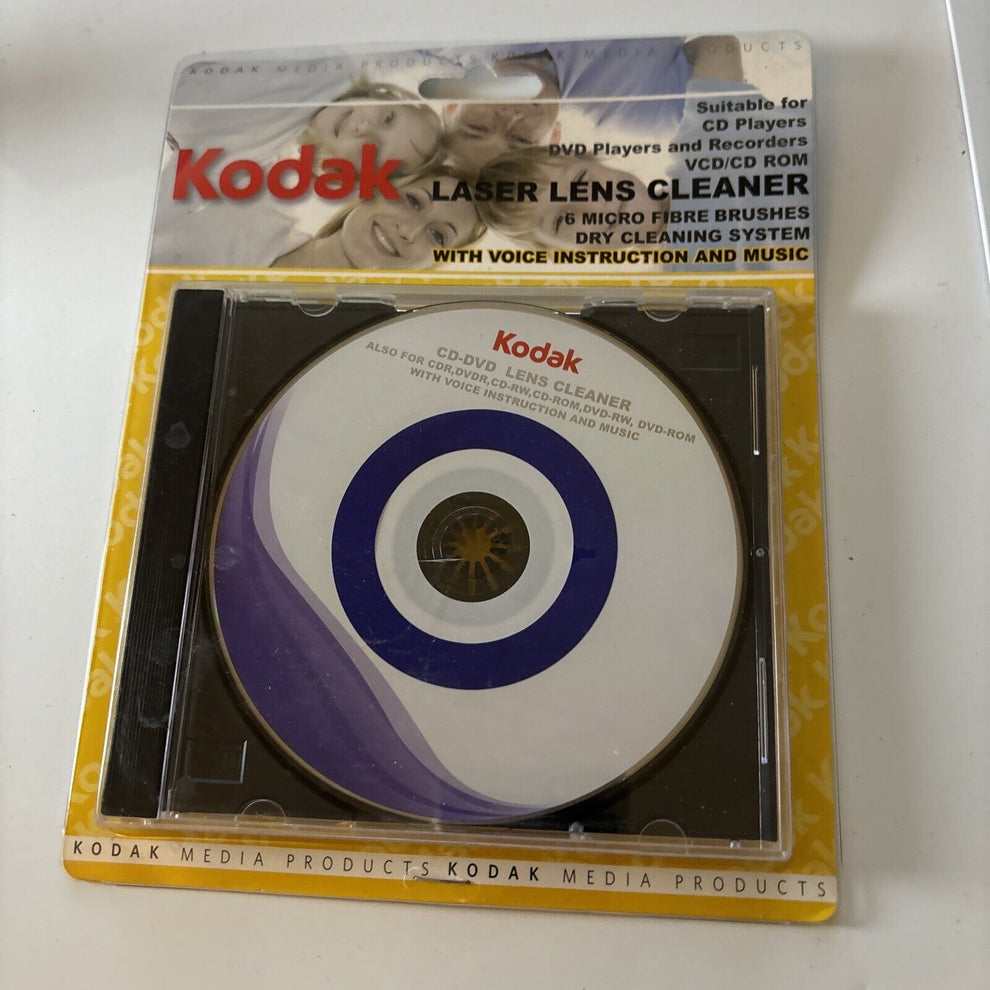 Dvd Cleaner Kodak DVD/CD Laser Lens Cleaner Kit 10010 β Retro Unit