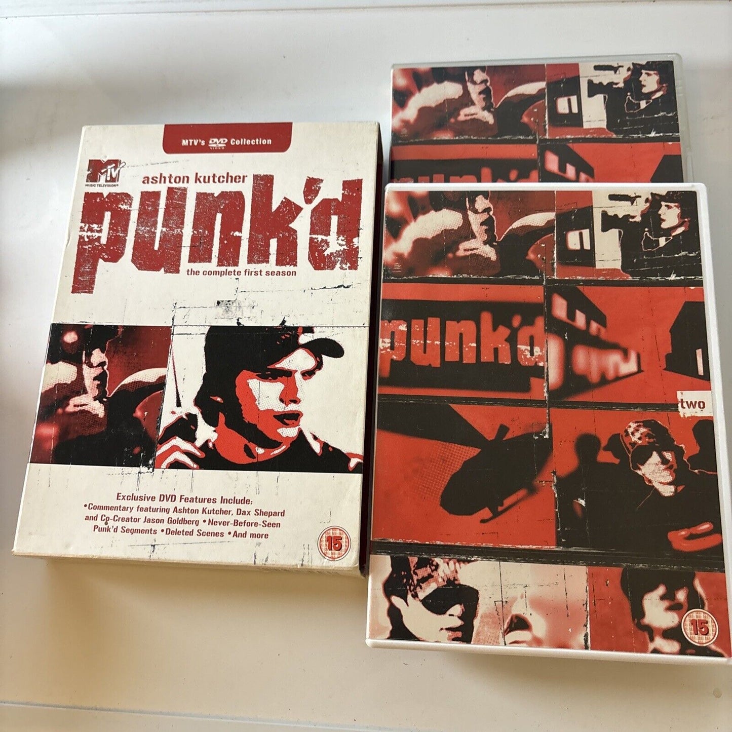 Ashton Kutcher: Punk'd - Season 1 (DVD, 2004, 2-Disc) Region 2