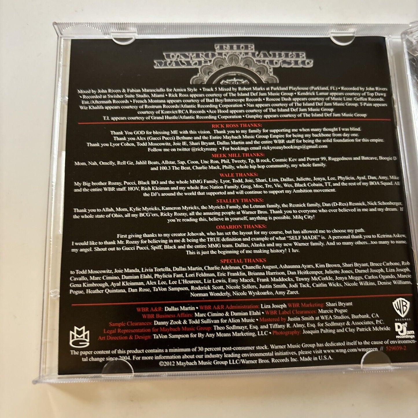 Maybach Music Group Presents Self Made Vol. 2: The Untouchable Empire (CD, 2012)