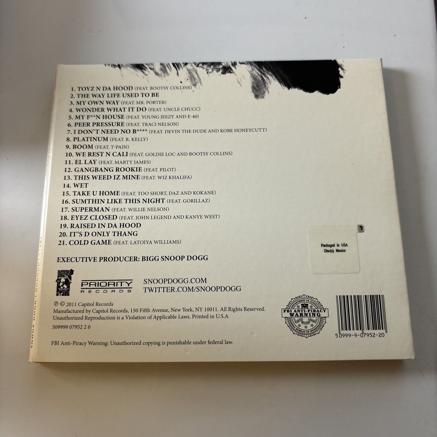 Snoop Dogg - Doggumentary (CD, 2011) Digipak