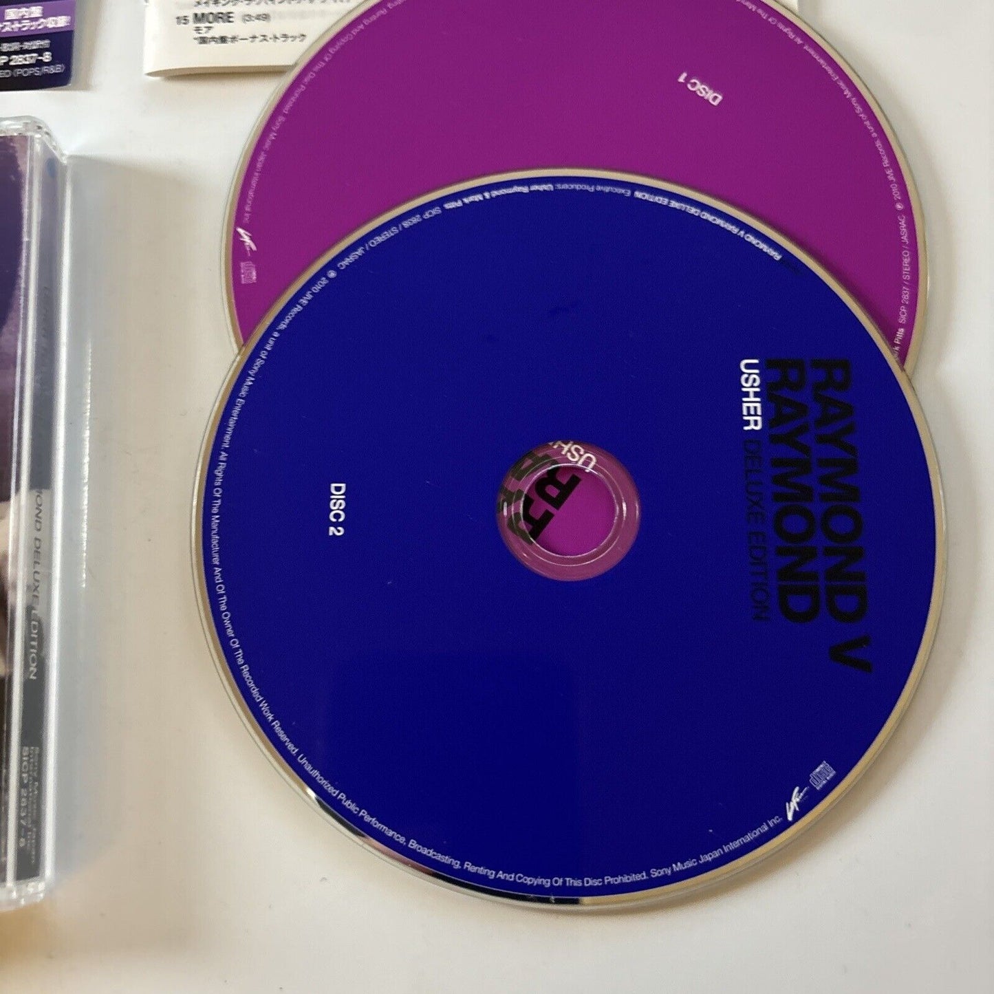 Usher - Raymond V Raymond - Deluxe Edition (CD, 2010, 2-Disc) Obi Shch-2837-8