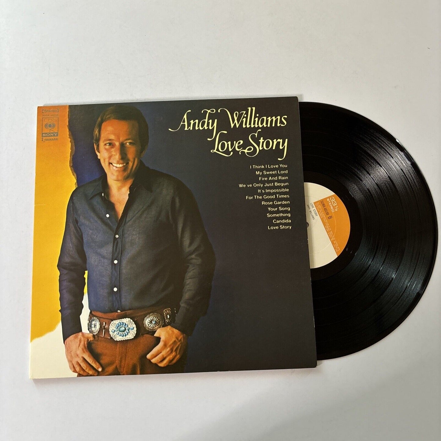 Andy Williams - Love Story (Vinyl, 1971) Sonx-60188 Gatefold