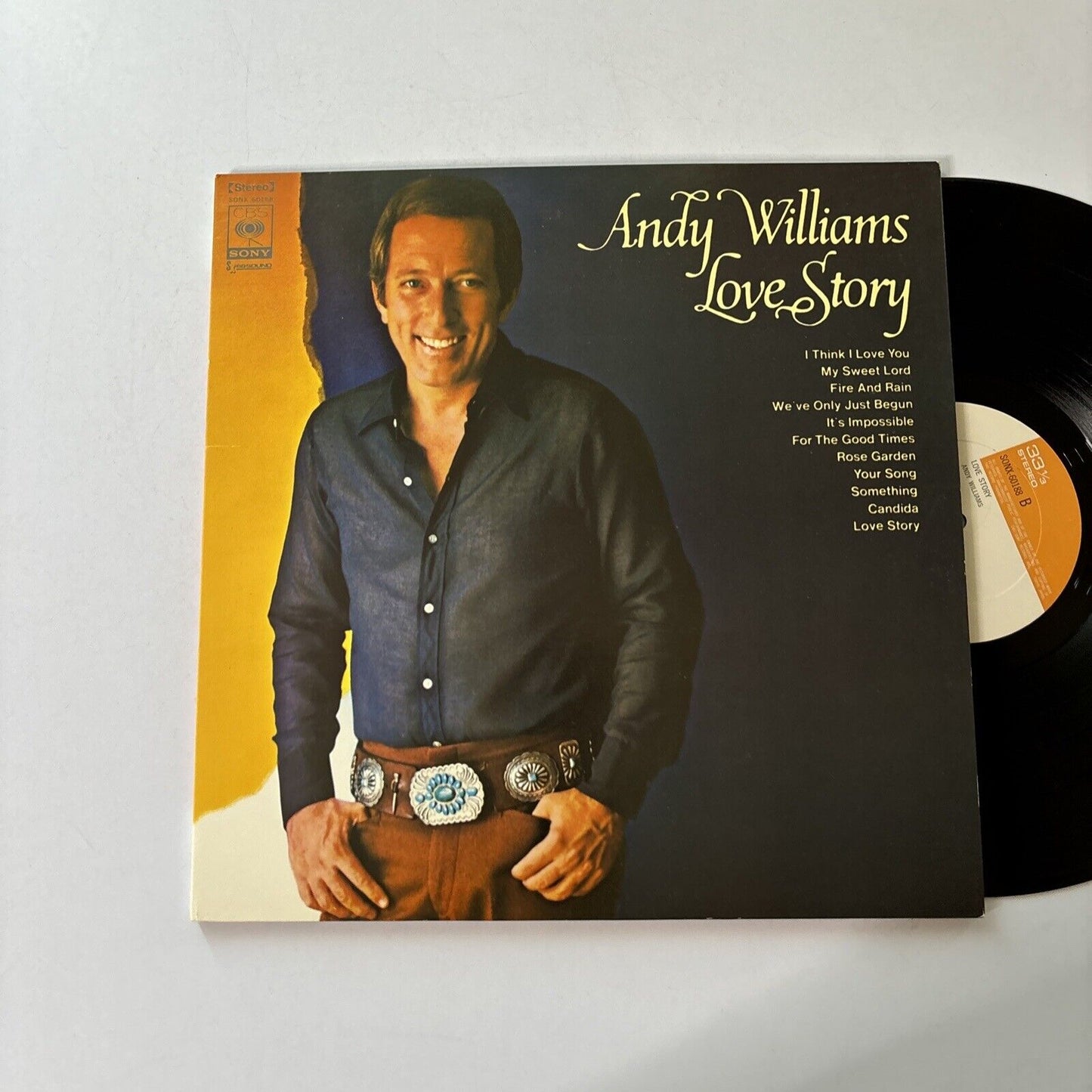 Andy Williams - Love Story (Vinyl, 1971) Sonx-60188 Gatefold