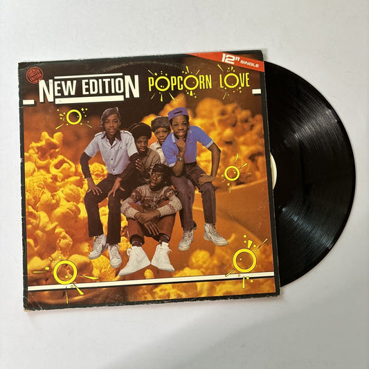 New Edition - Popcorn Love (Vinyl, 1983) 12" 819 285-1