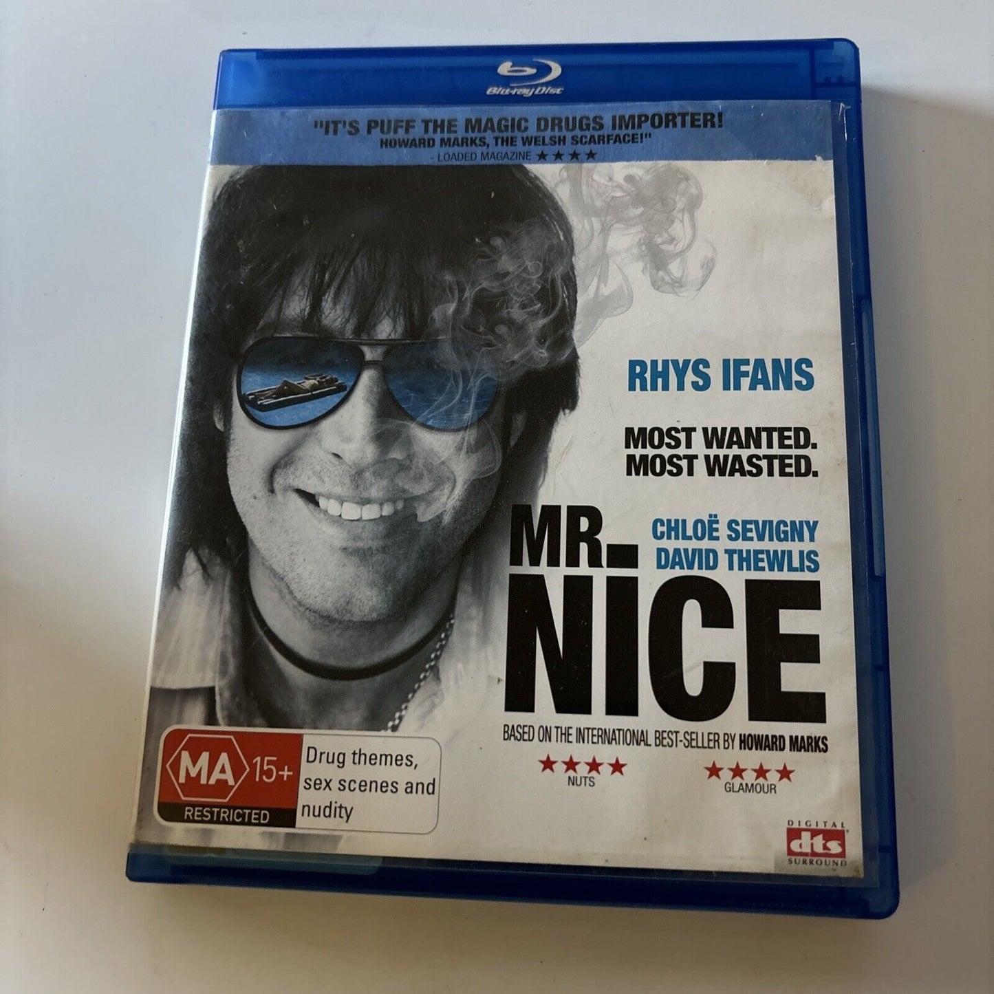 Mr. Nice (Blu-ray, 2010) Rhys Ifans,  Chloé Sevigny Region B