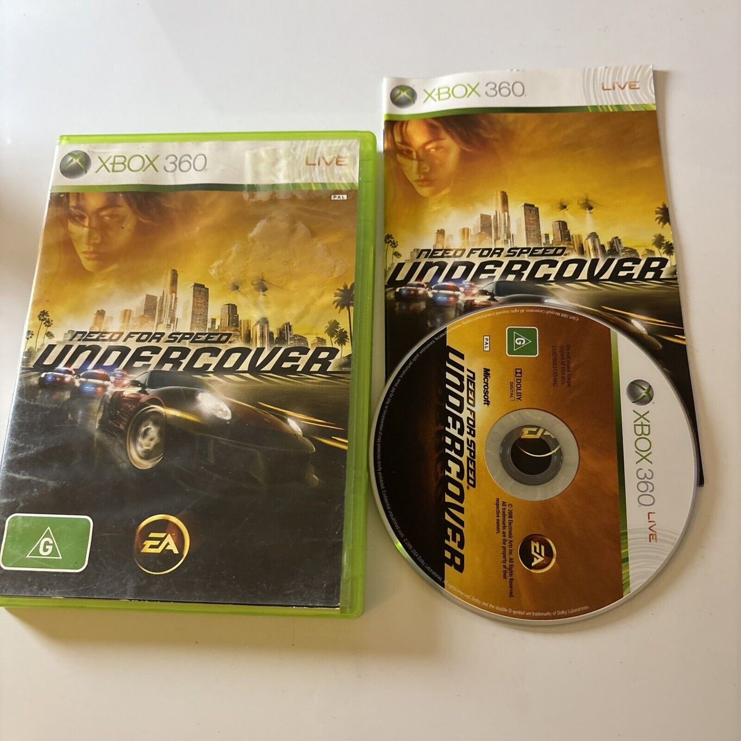 Need For Speed Undercover - Xbox 360 Manual PAL