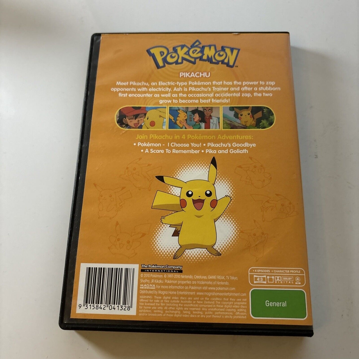 Pokemon - All-Stars: Pikachu (DVD, 2010) Region 4