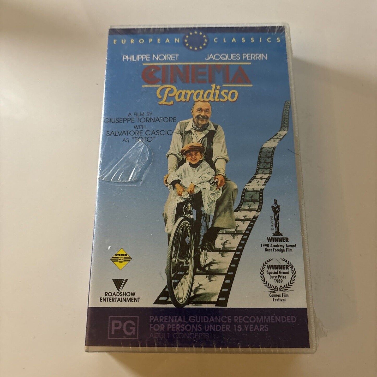 Cinema Paradiso (VHS, 1989) Philippe Noiret Jacques Perrin PAL *New Sealed*