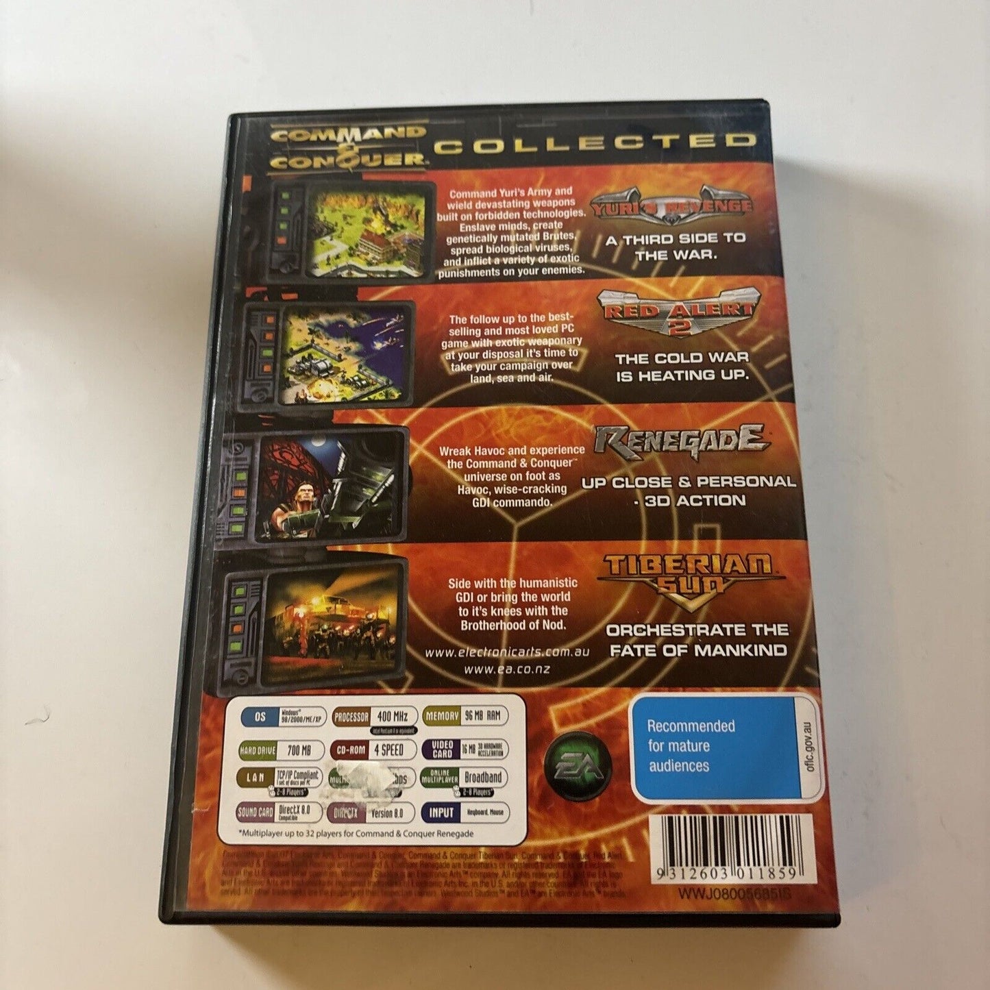 Command & Conquer Collected: 4 Games PC CDROM 4-Disc