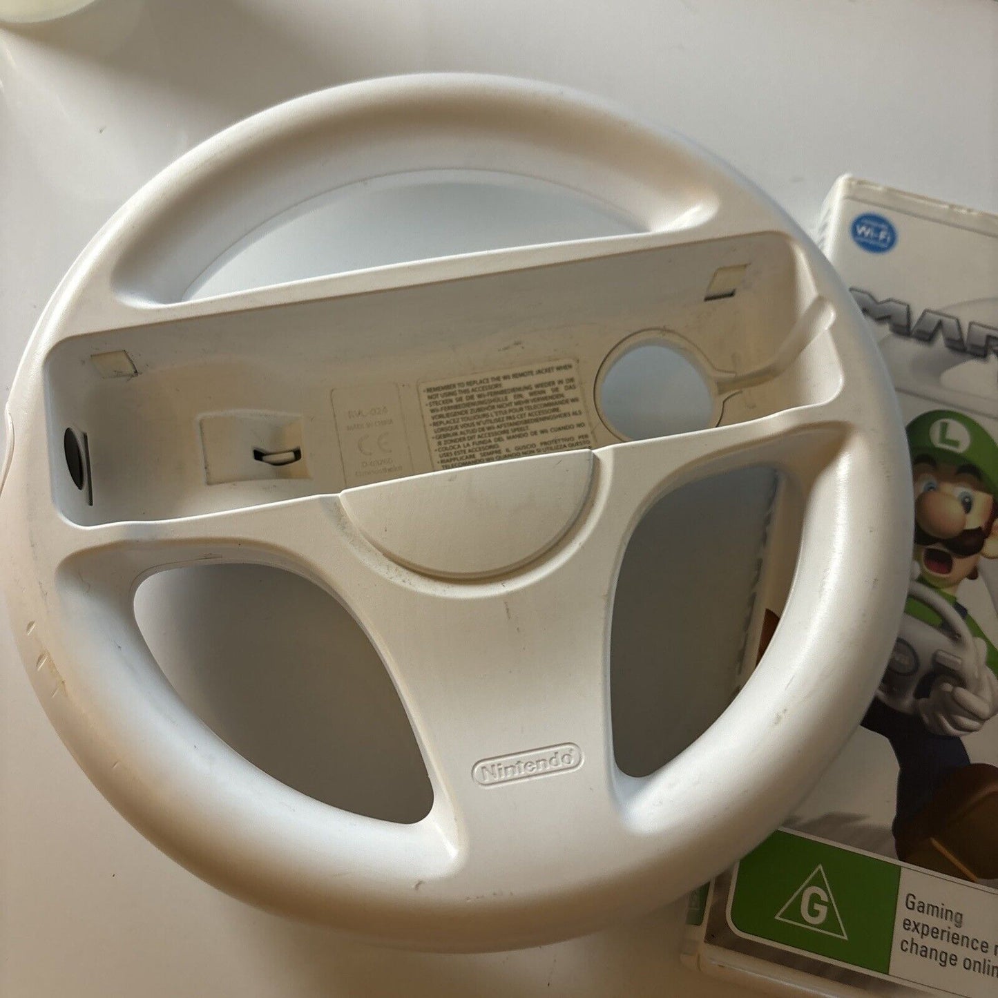 Mario Kart Wii With Steering Wheel Nintendo Wii PAL