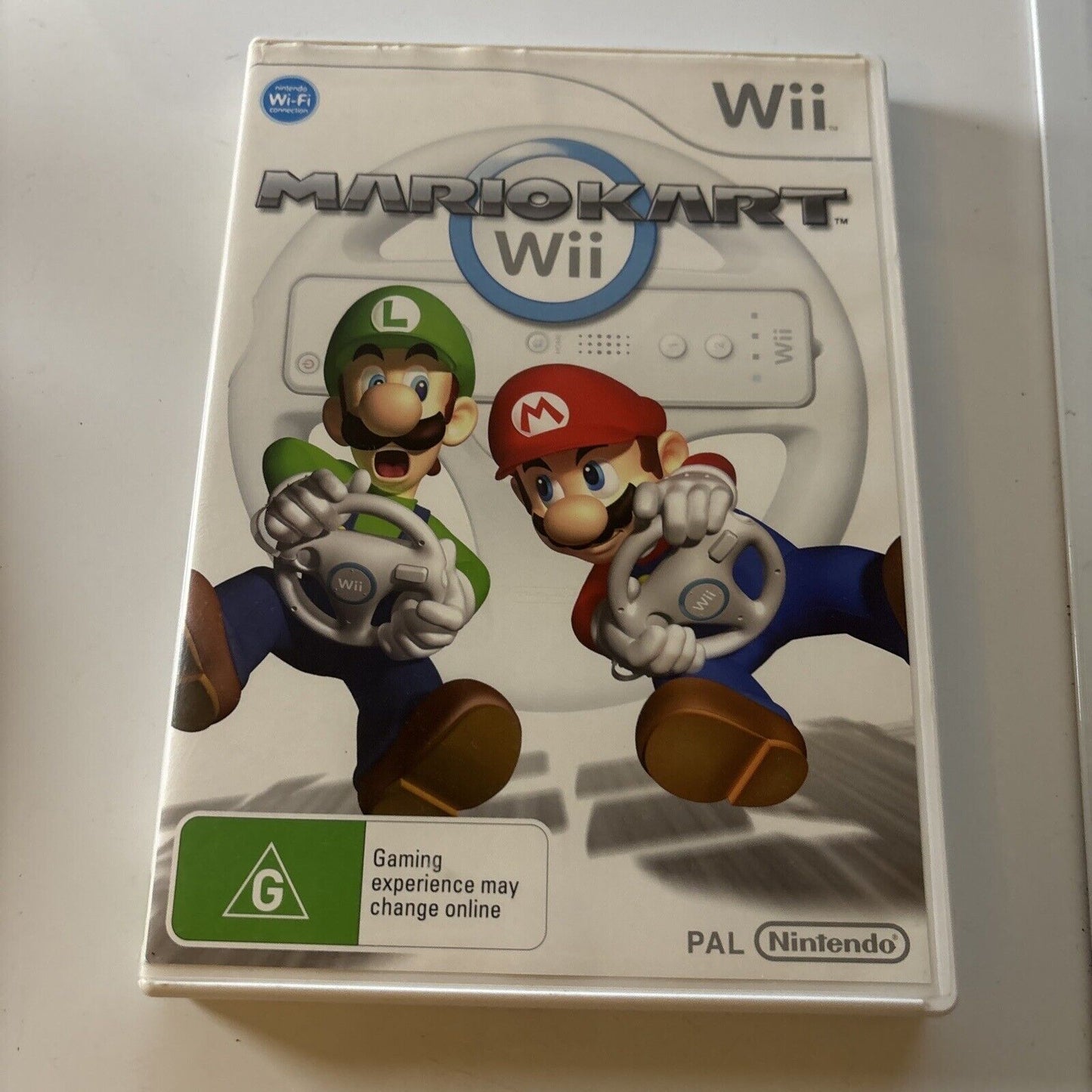 Mario Kart Wii With Steering Wheel Nintendo Wii PAL