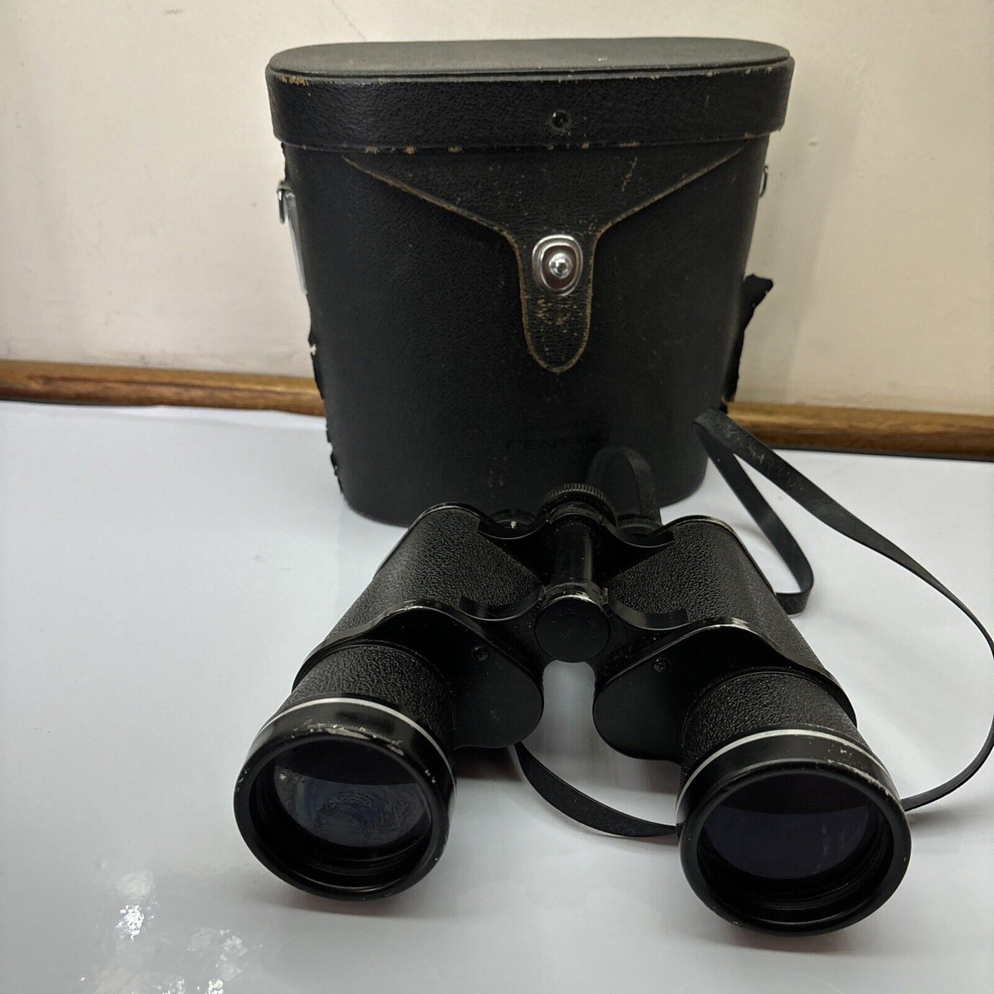 Asahi Pentax Prism Binoculars Coated Optics 12x50 Field 5.5 Degrees No 4448668