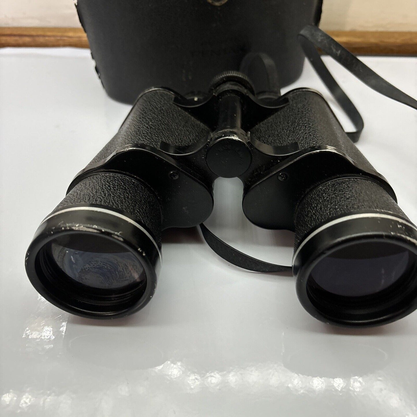 Asahi Pentax Prism Binoculars Coated Optics 12x50 Field 5.5 Degrees No 4448668