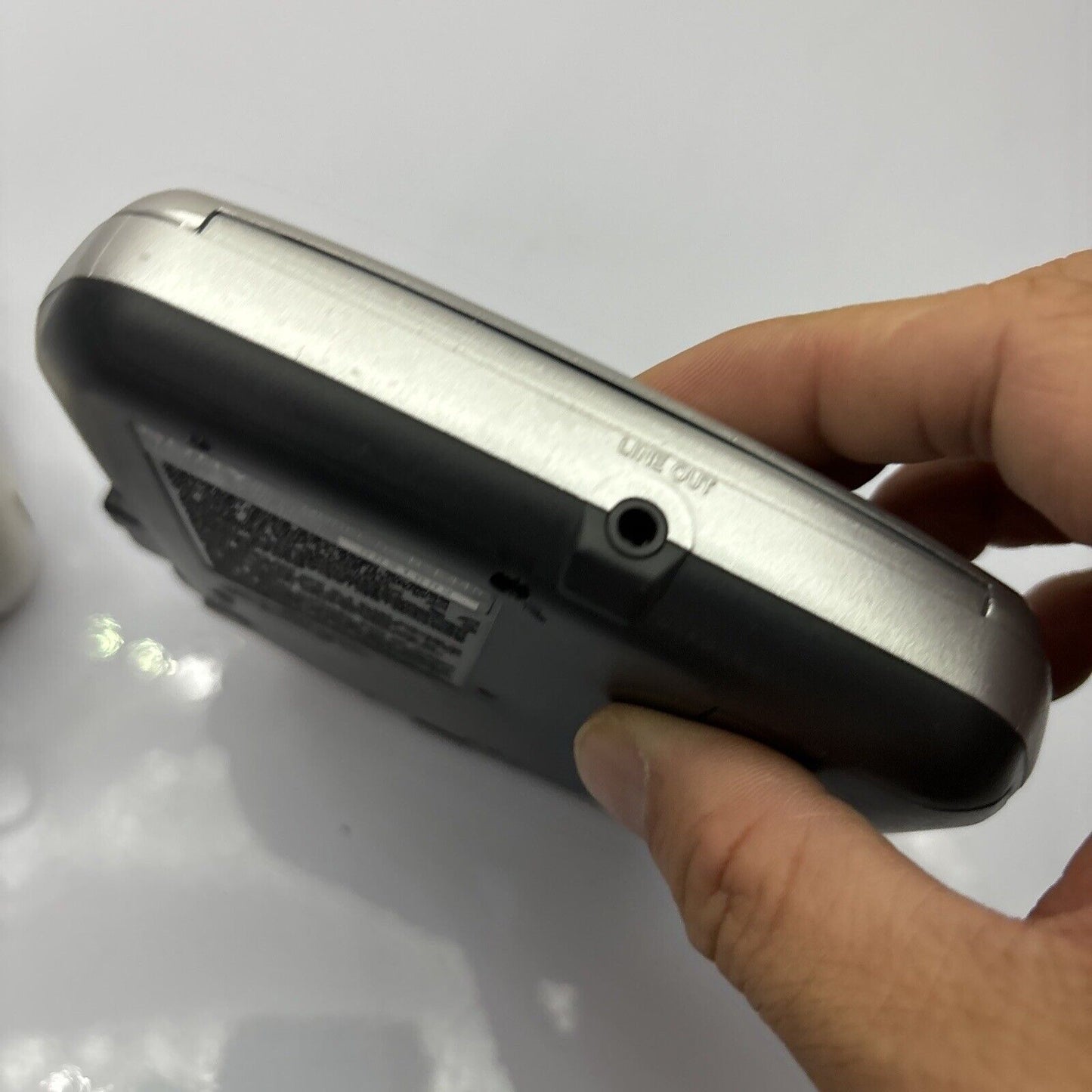 Sony Discman Portable CD Player D-E445 & AC Adapter *Not Working - For Parts*