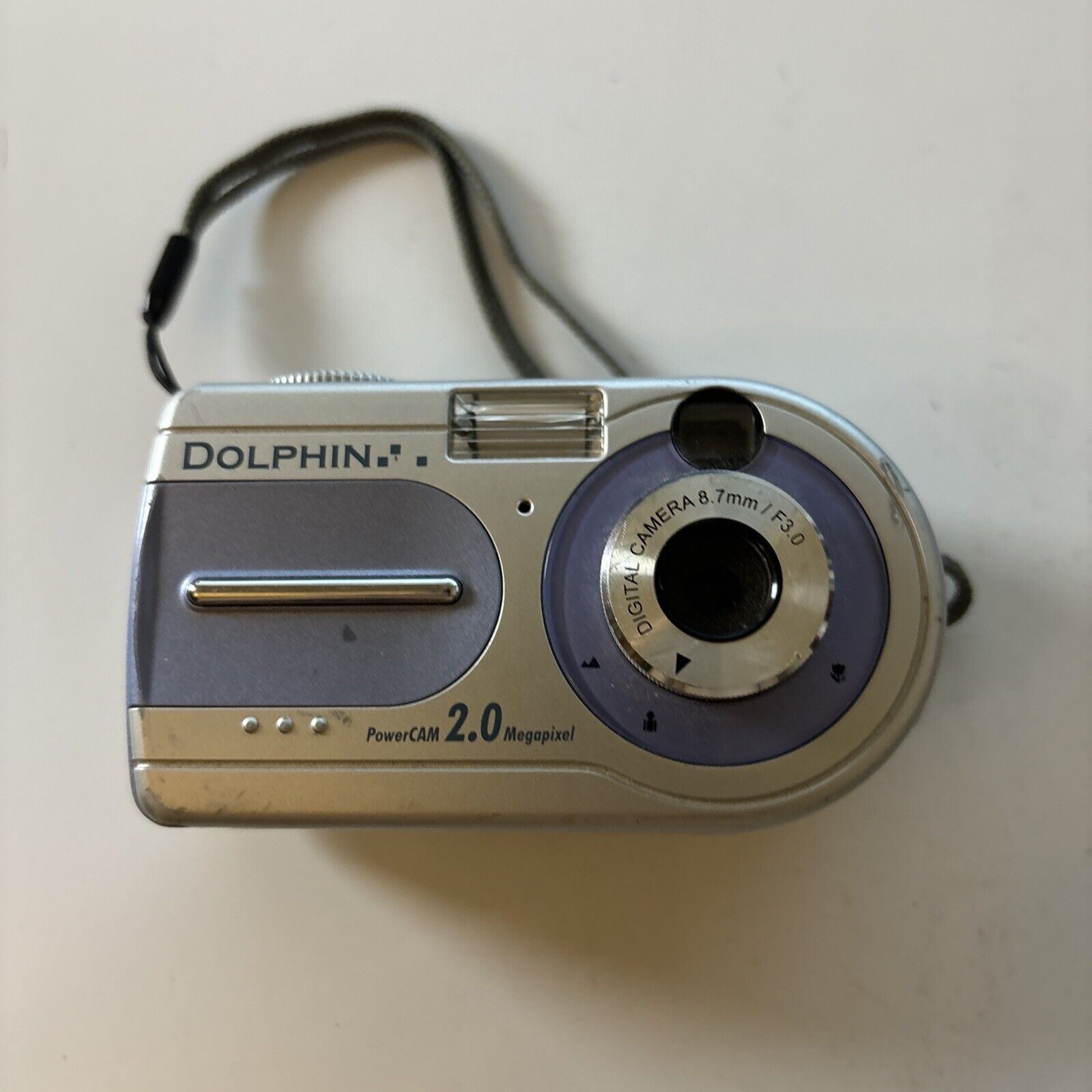 Dolphin PowerCam Digital Camera 2.0MP *Works but Damaged LCD Screen ...
