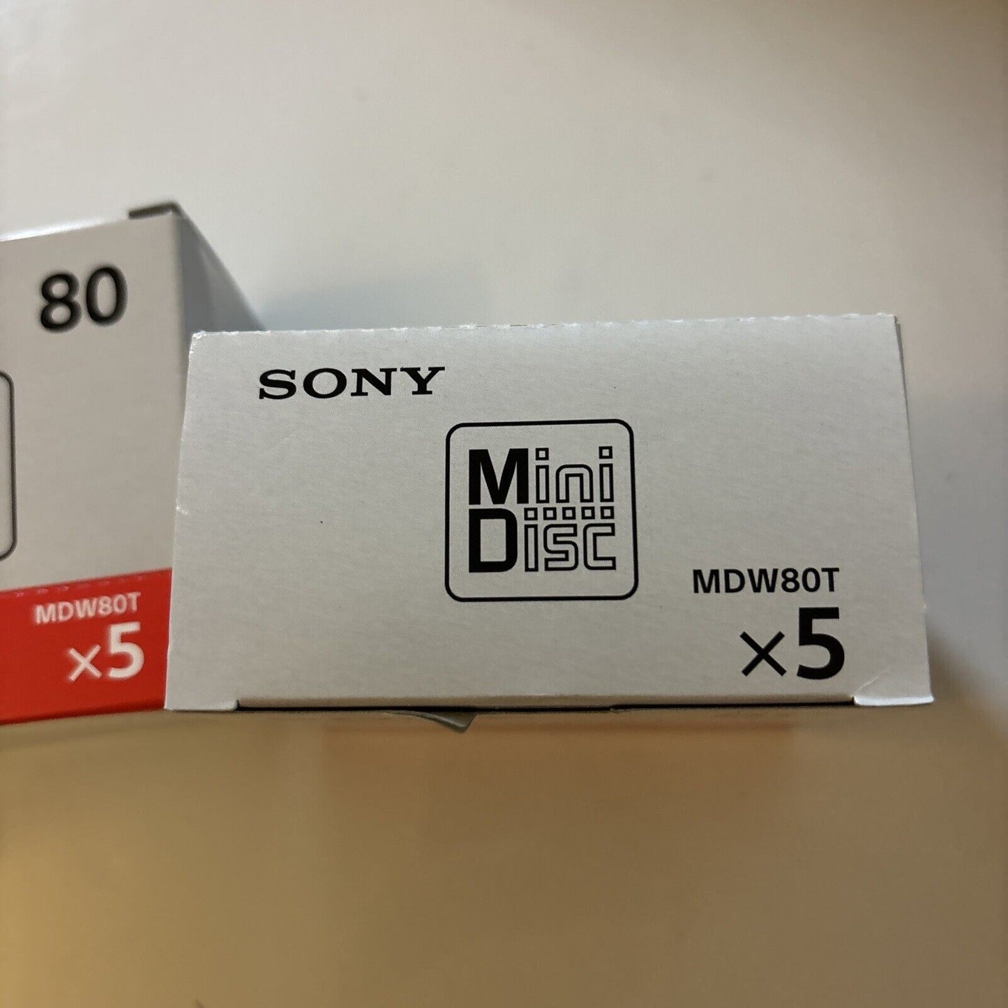 10x Sony Blank Recordable Minidisc MDW80T 80 Minutes