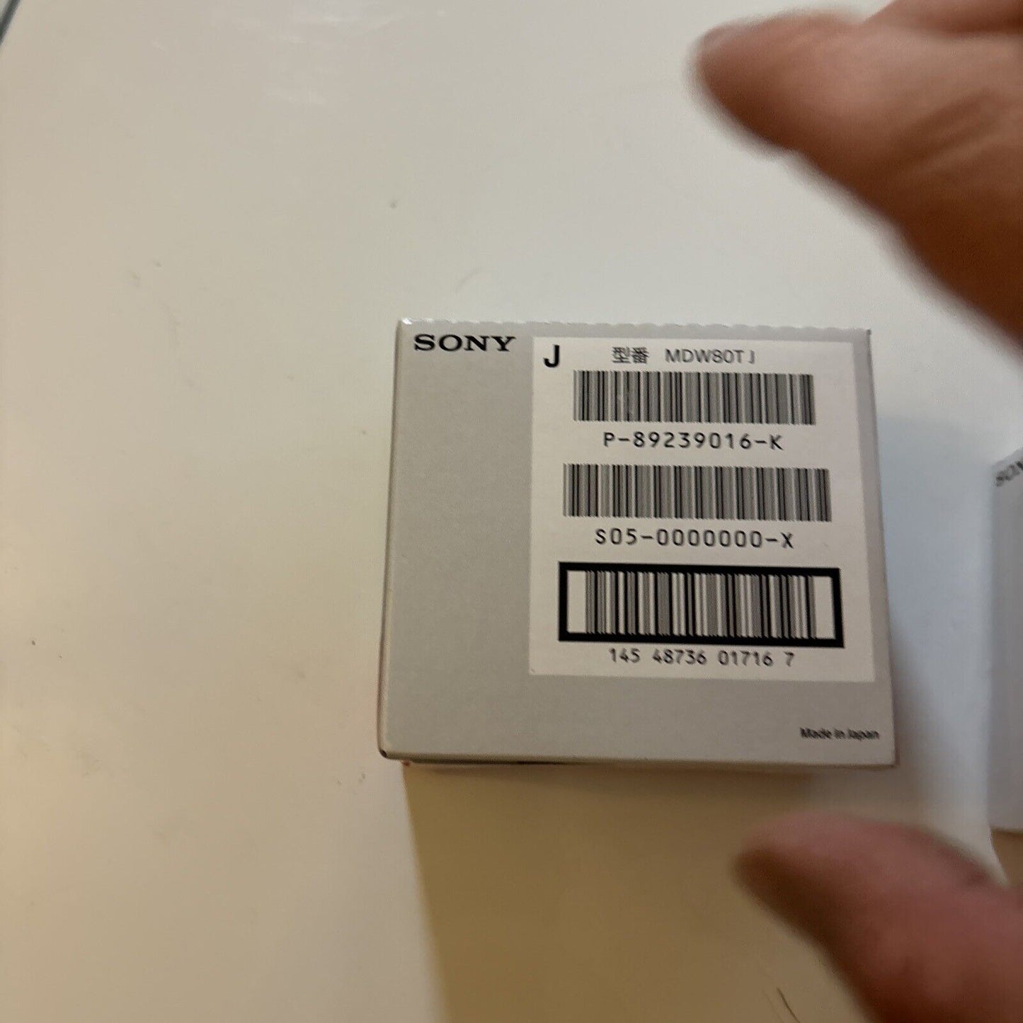 10x Sony Blank Recordable Minidisc MDW80T 80 Minutes