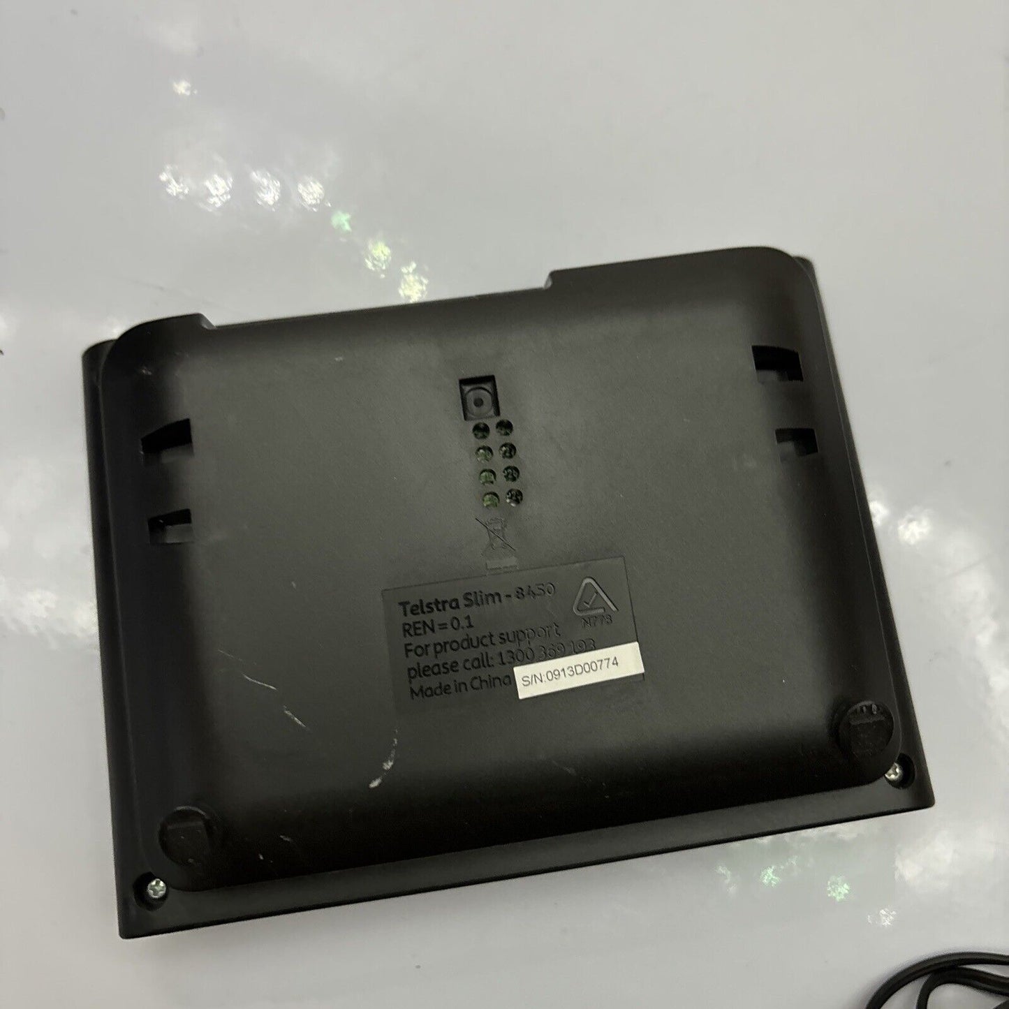 Telstra Slim 8450 Handset Charger & Answering Machine *No Handset*