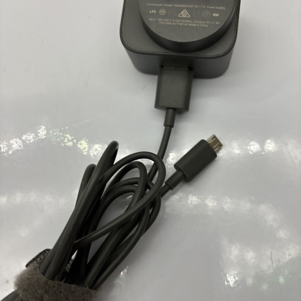CHROMECAST AC HOME WALL CHARGER POWER ADAPTER USB 5V 1.0A OEM NEW S005BBU0500100 CHROMECAST AC HOME WALL CHARGER POWER ADAPTER USB 5V 1.0A OEM NEW S005BBU0500100