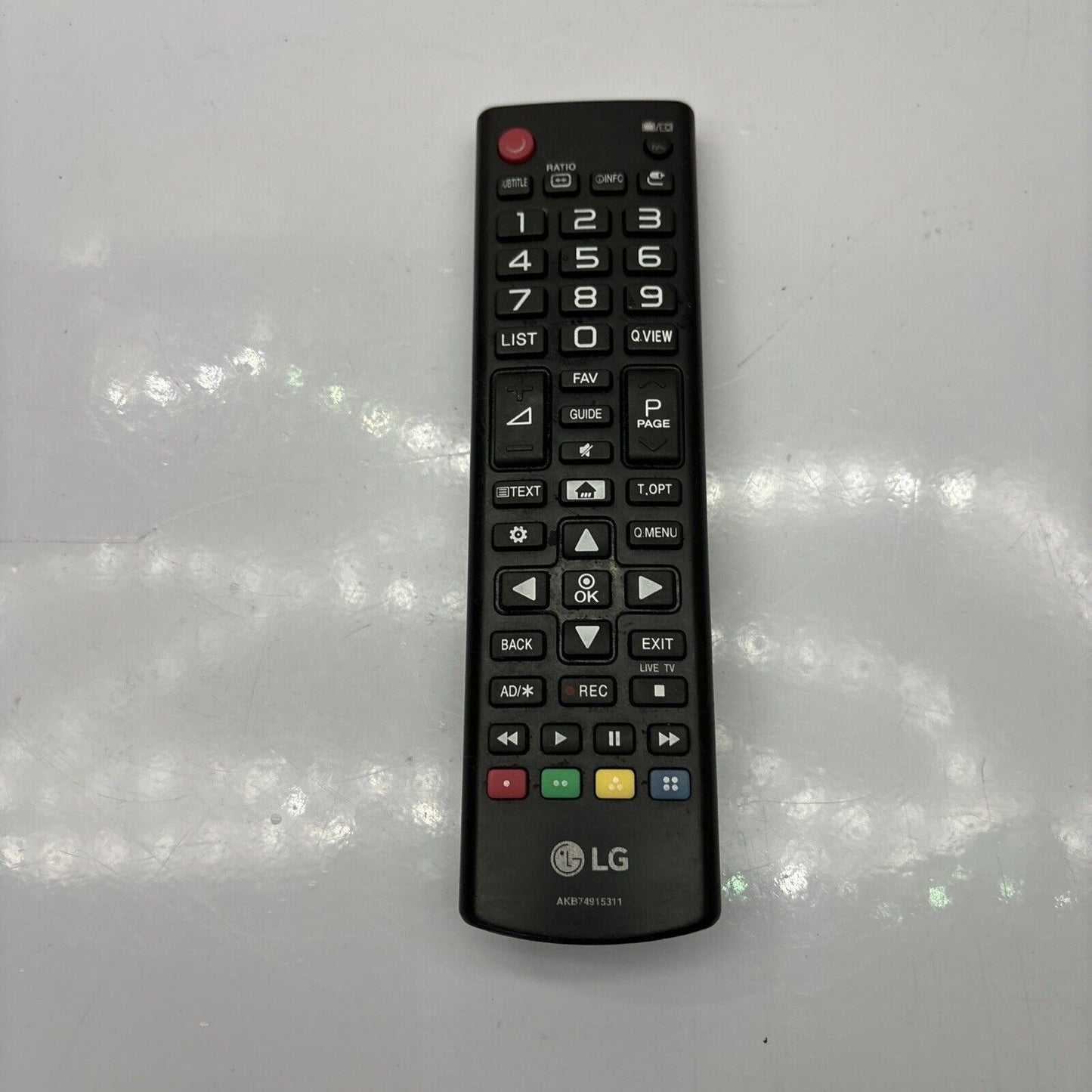 Genuine LG AKB74915311 Remote Control for 32LH510D, 32LH512D, 32LJ510D, 43LH511T