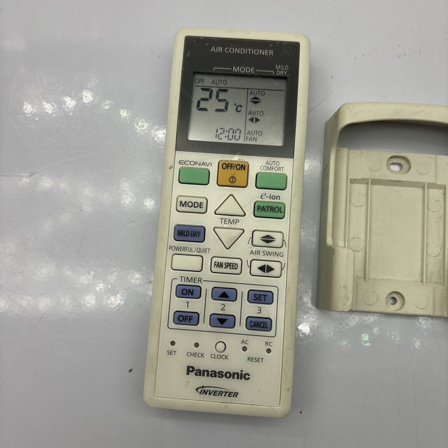 Panasonic A75C3826 Remote Control For Air Conditioner Inverter