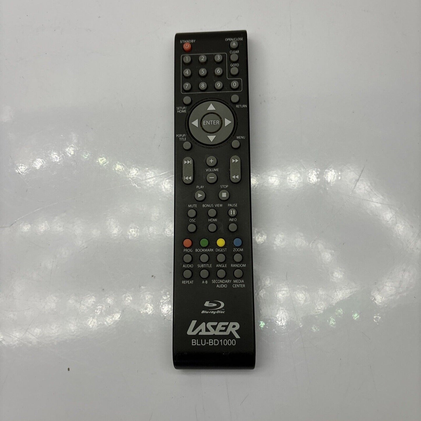 Genuine Laser Blu-BD1000 Remote Control For Blu-ray Player