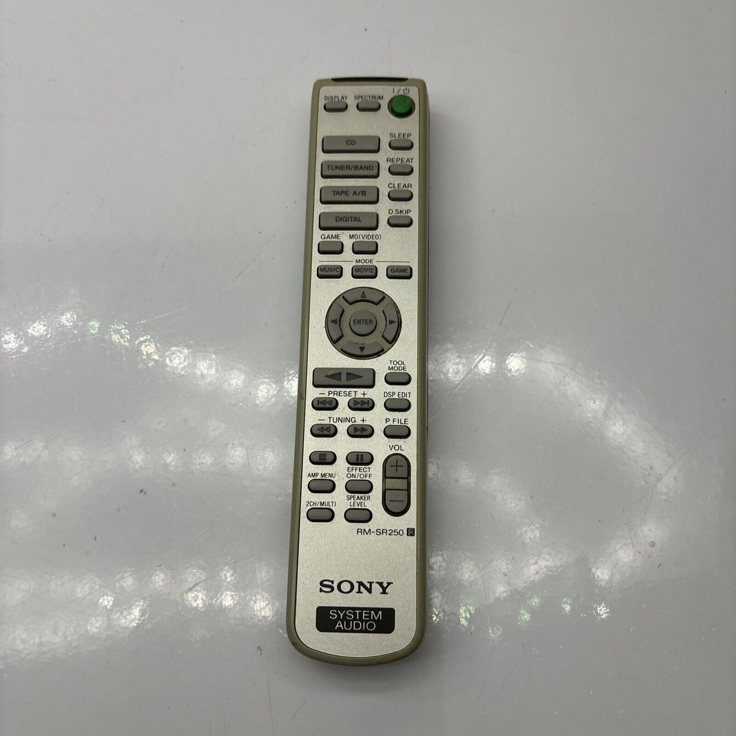 Genuine Sony RM-SR250 Remote Control For System Audio *Missing Battery Lid*