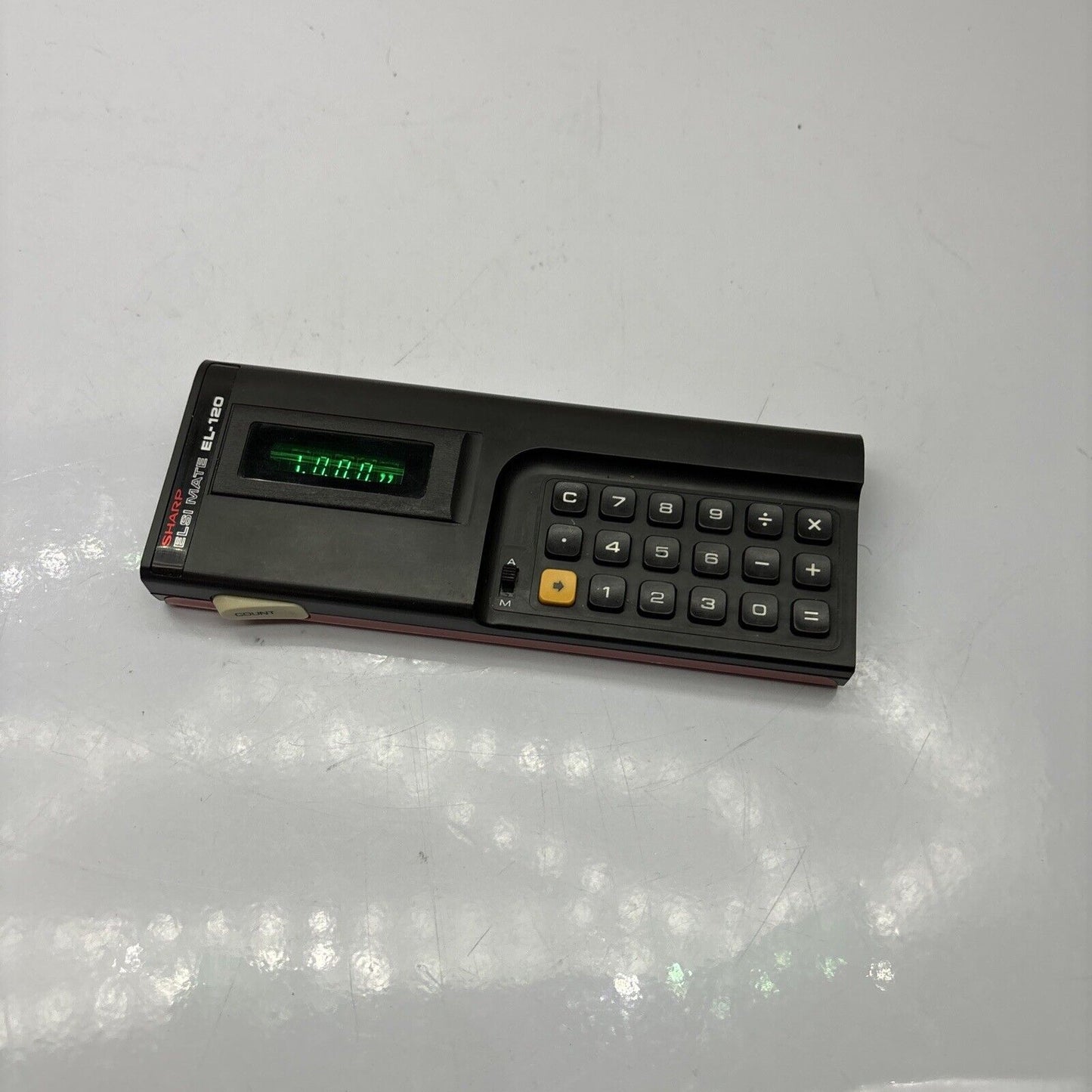 Sharp ELSI Mate EL-120 Vintage Calculator with Counter