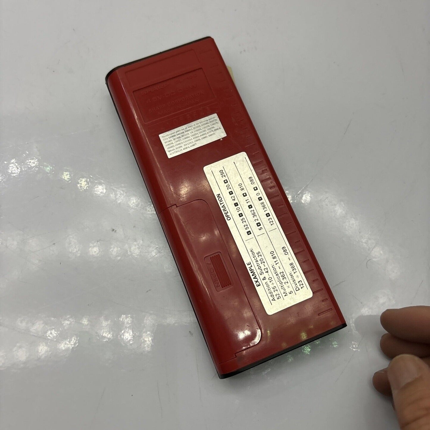 Sharp ELSI Mate EL-120 Vintage Calculator with Counter