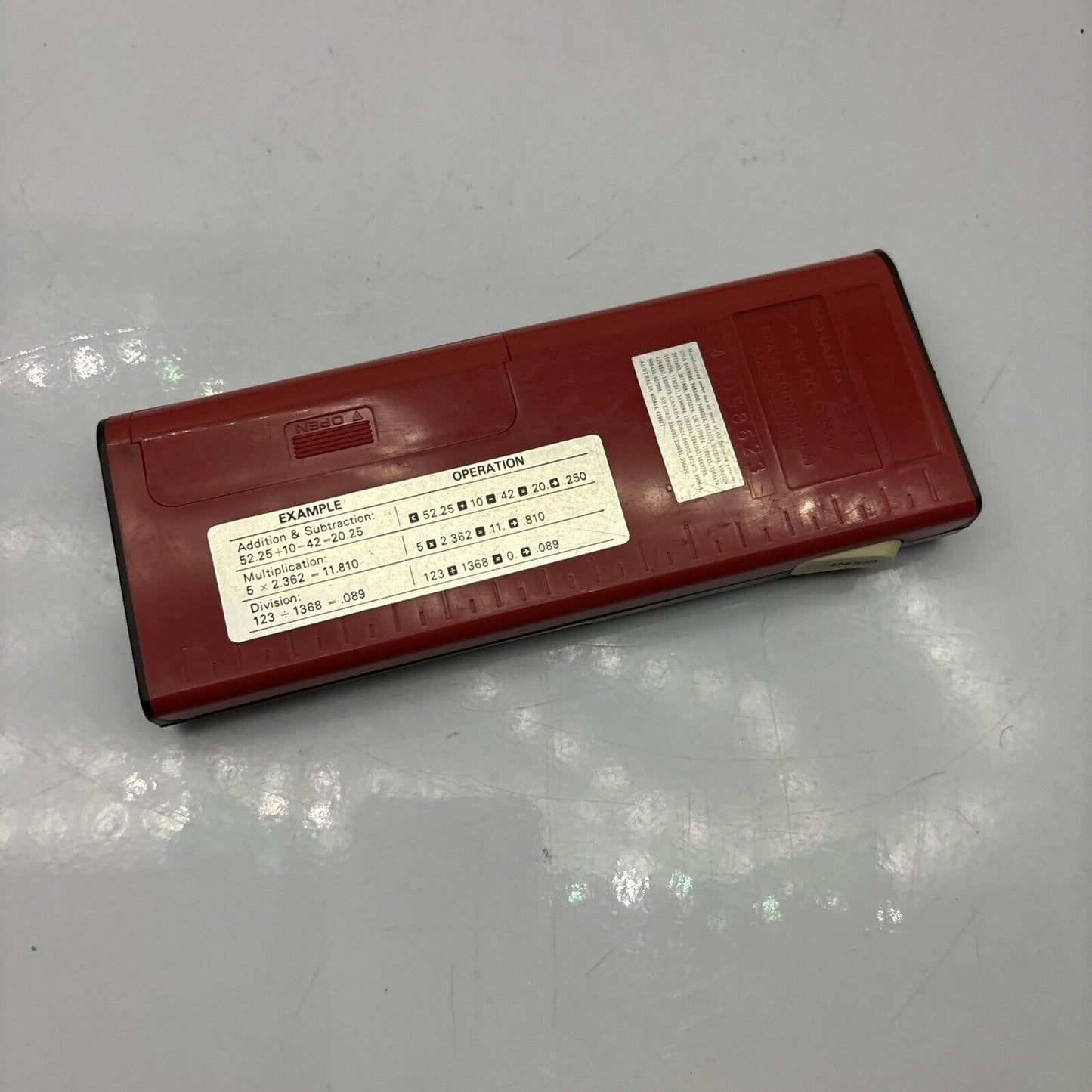 Sharp ELSI Mate EL-120 Vintage Calculator with Counter