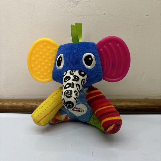 Lamaze Plush Elephant Toy 13cm Tomy Rattles L27651