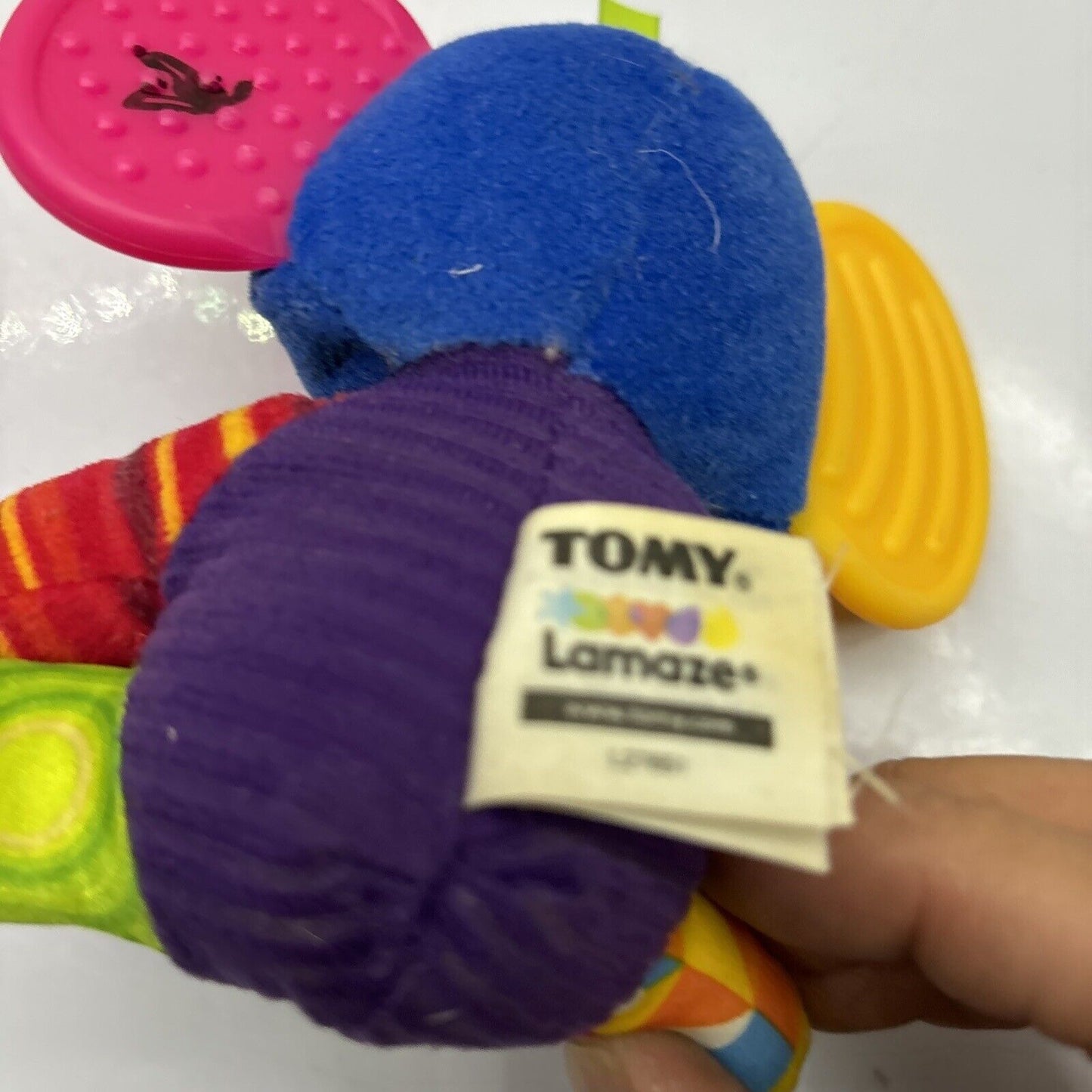 Lamaze Plush Elephant Toy 13cm Tomy Rattles L27651