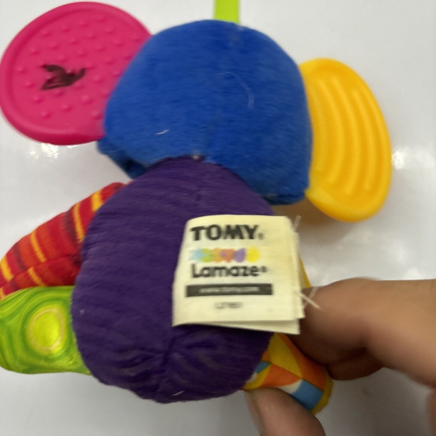 Lamaze Plush Elephant Toy 13cm Tomy Rattles L27651